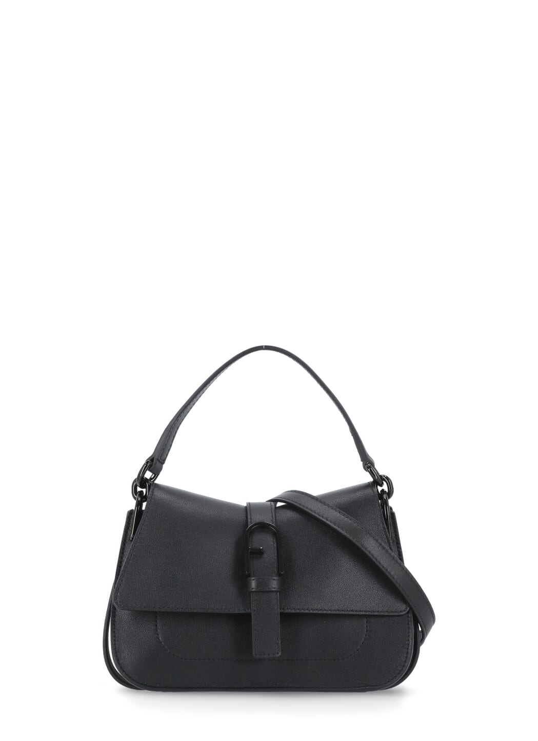 Shop Furla Flow Bag In Black
