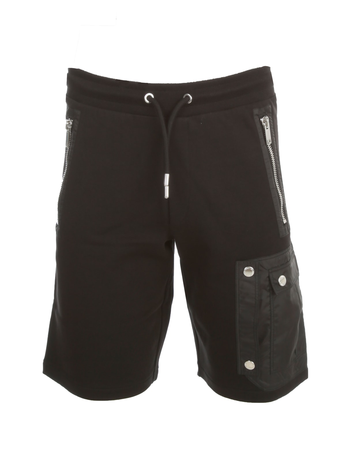 Les Hommes Shorts Track Pants W/nylon Zipped Pockets