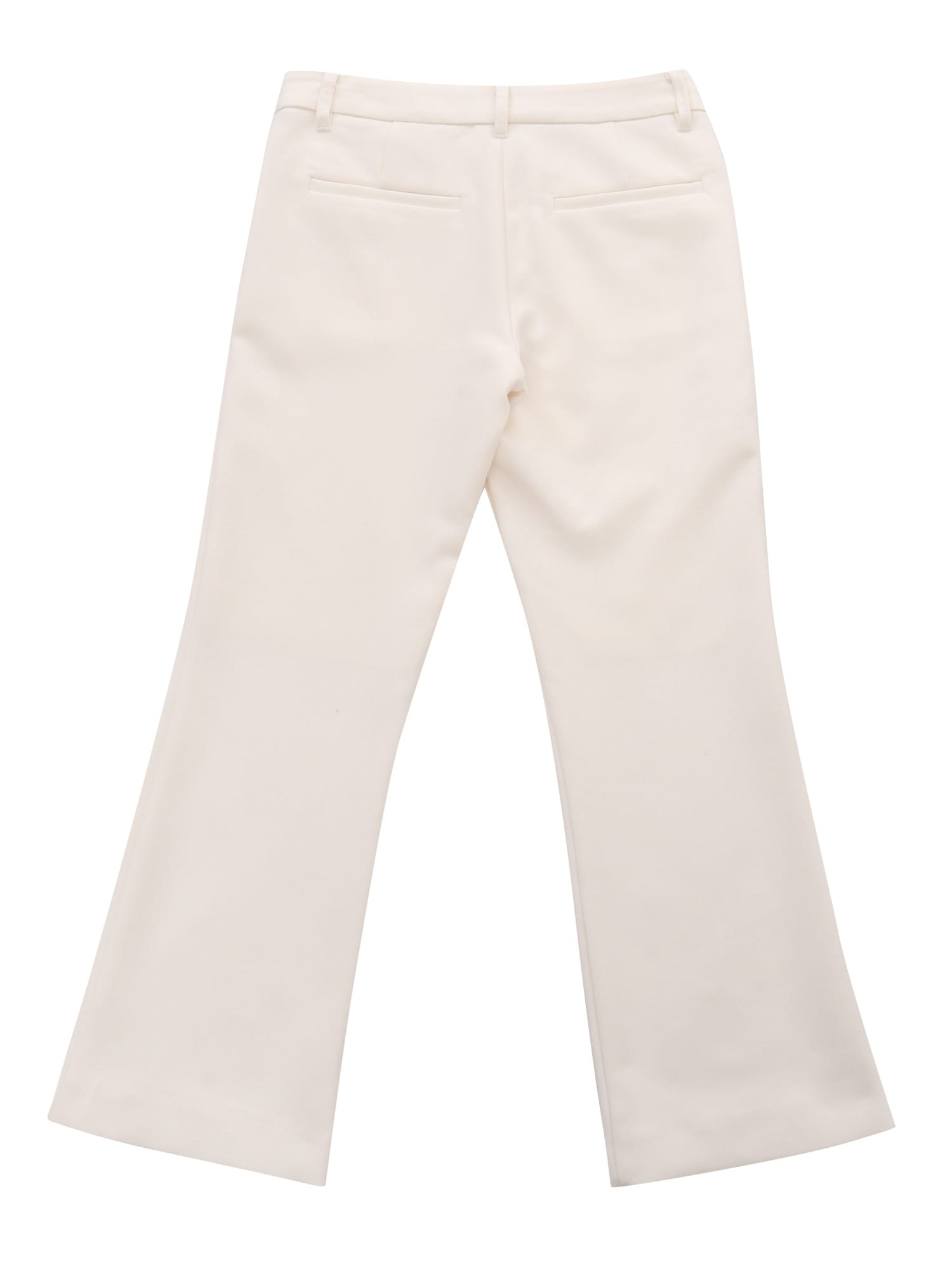 Shop Max&amp;co. Flared Trousers In White