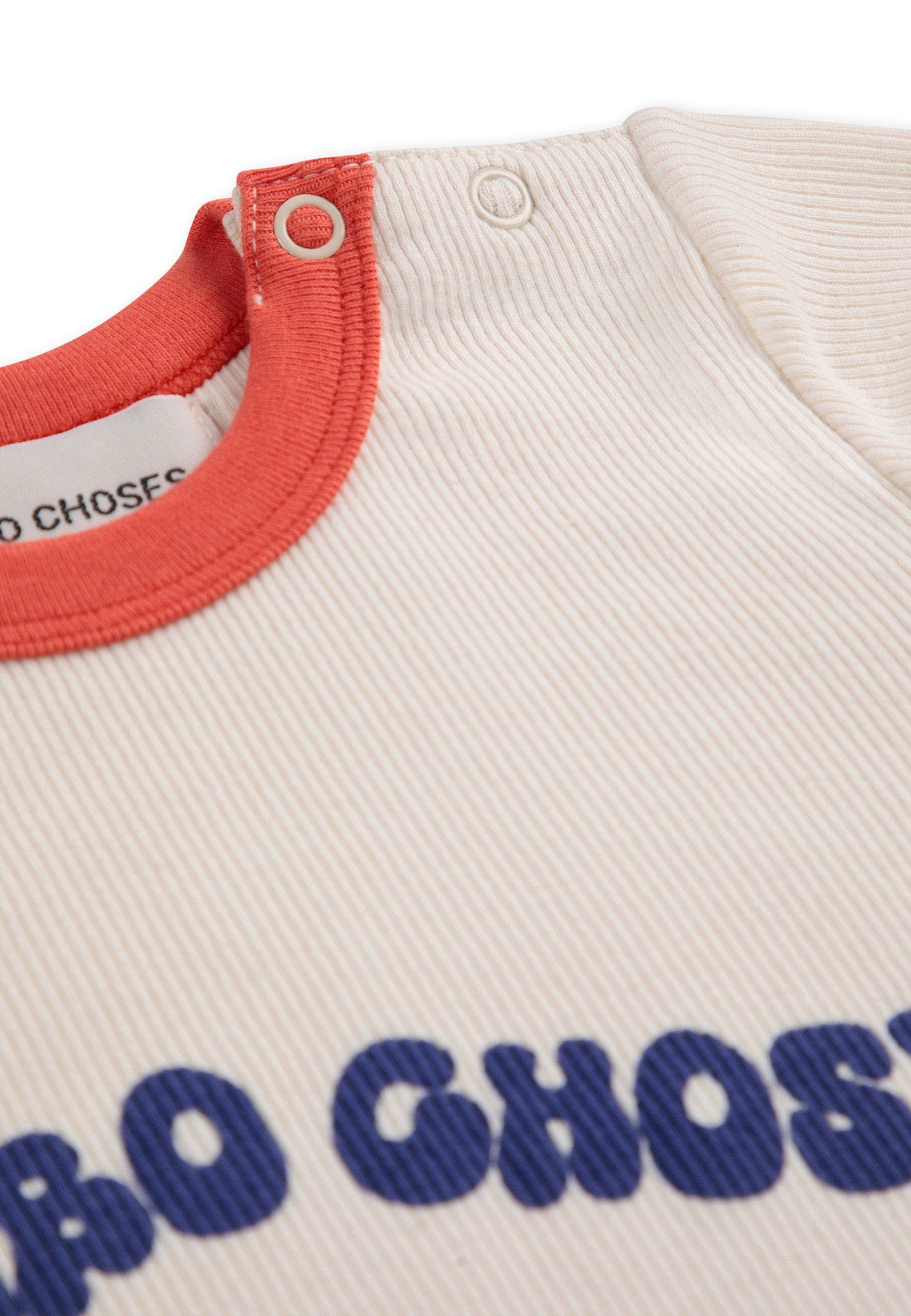 Bobo Choses T-shirt Wavy In Ivory