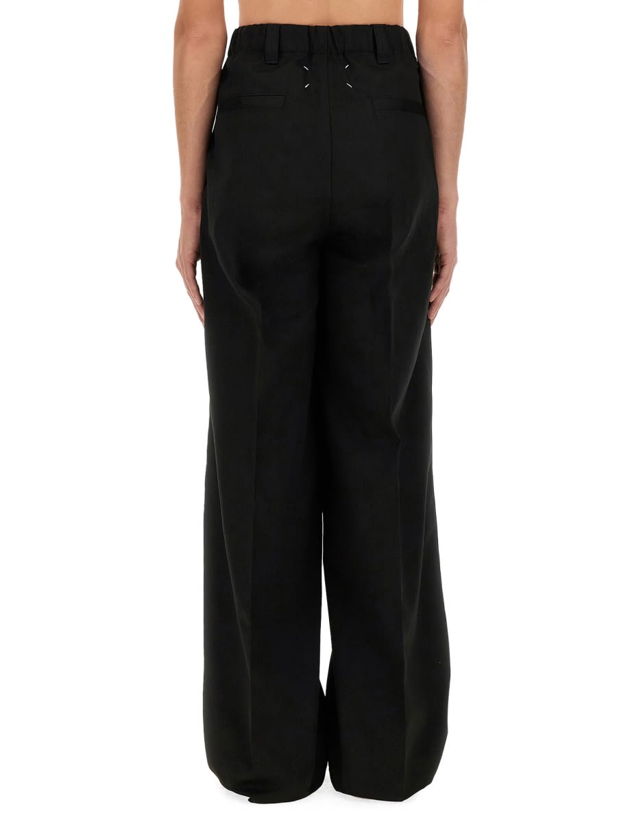 Shop Maison Margiela Skater Chino Pants In Black