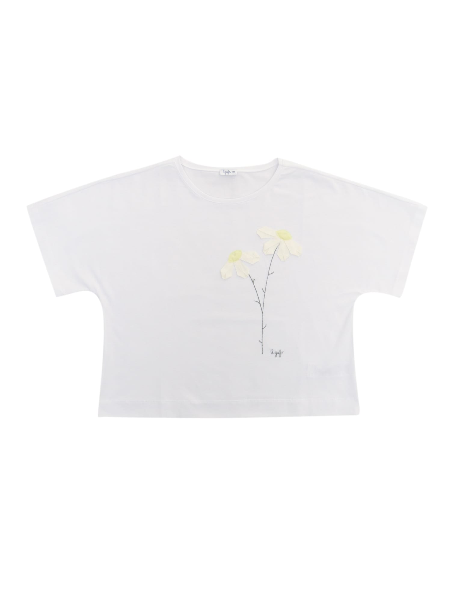 Il Gufo Short Sleeved T-shirt In White