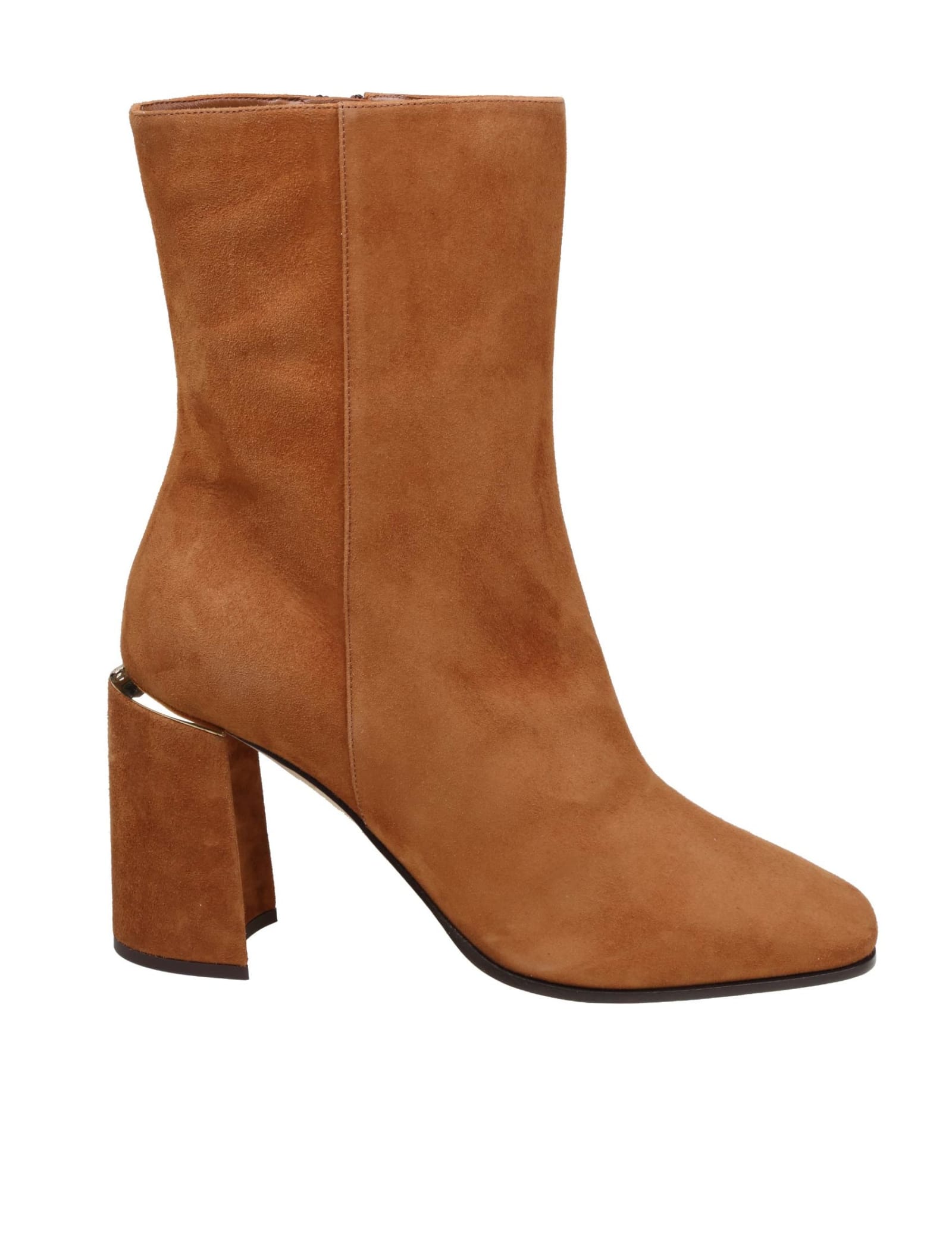 JIMMY CHOO LOREN AB 85 ANKLE BOOTS IN TAN colour SUEDE