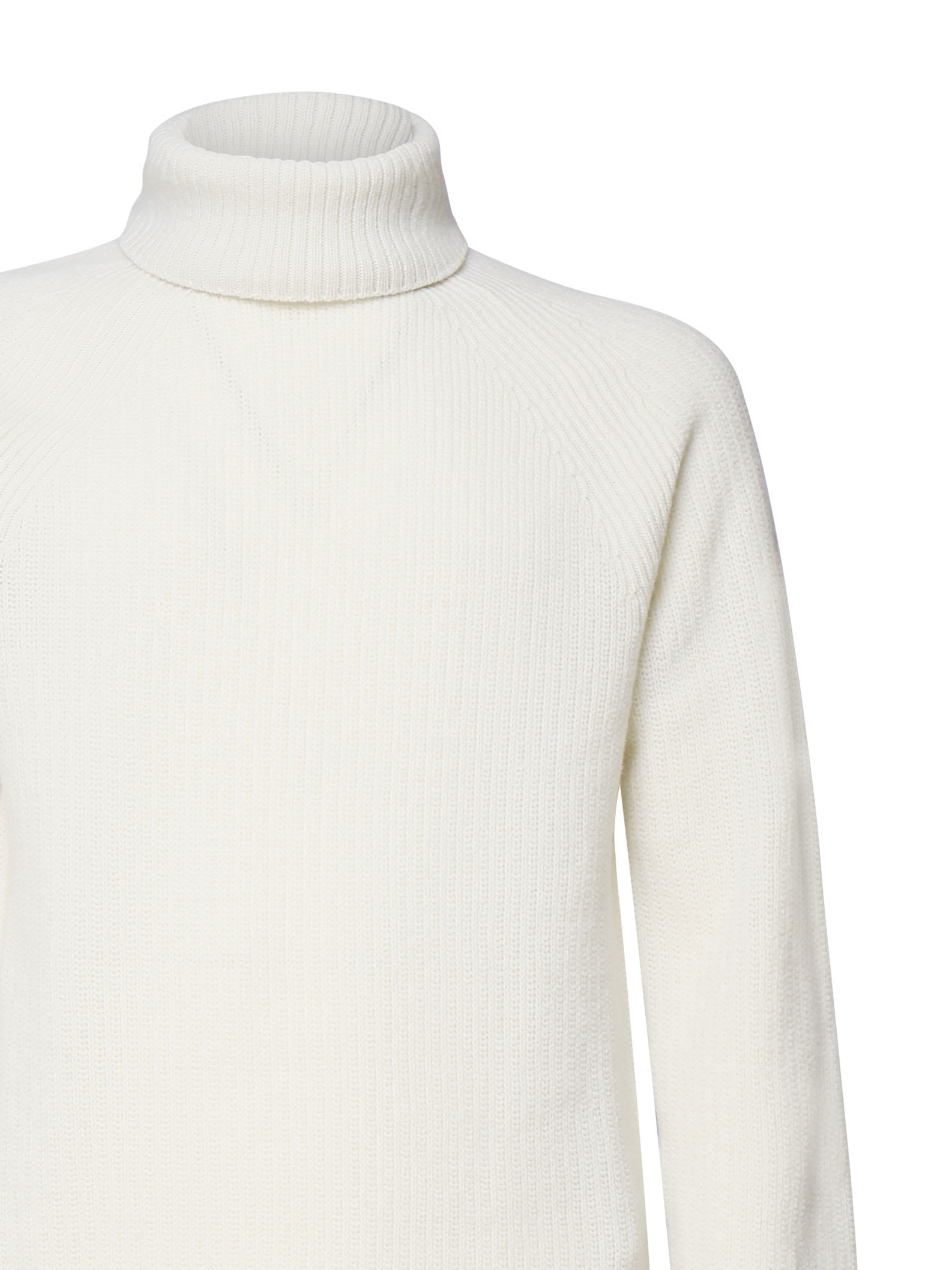K-way High Neck Sweater In White Tofu