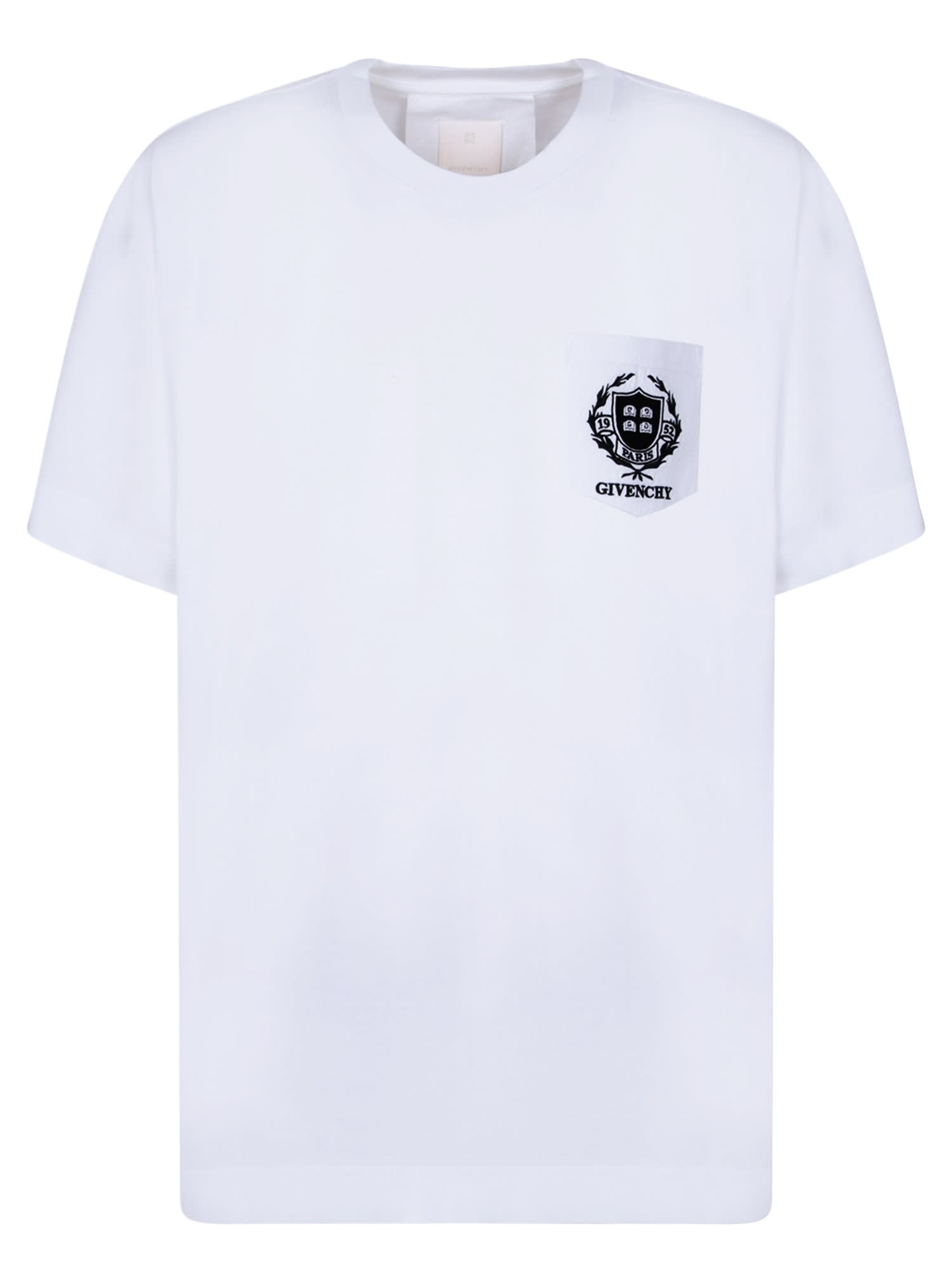 Givenchy Crest White T-shirt