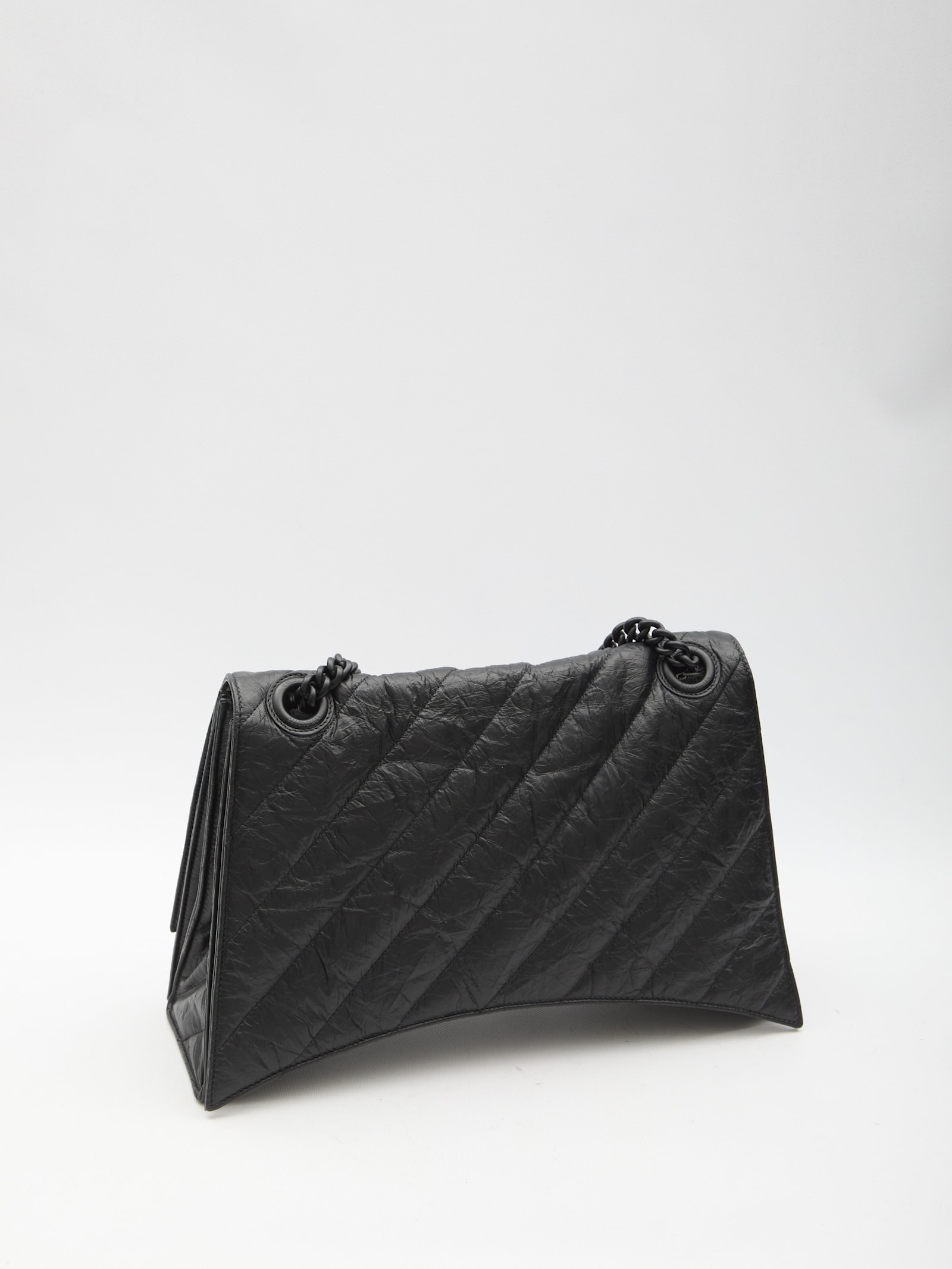 Shop Balenciaga Crush Large Bag In Black