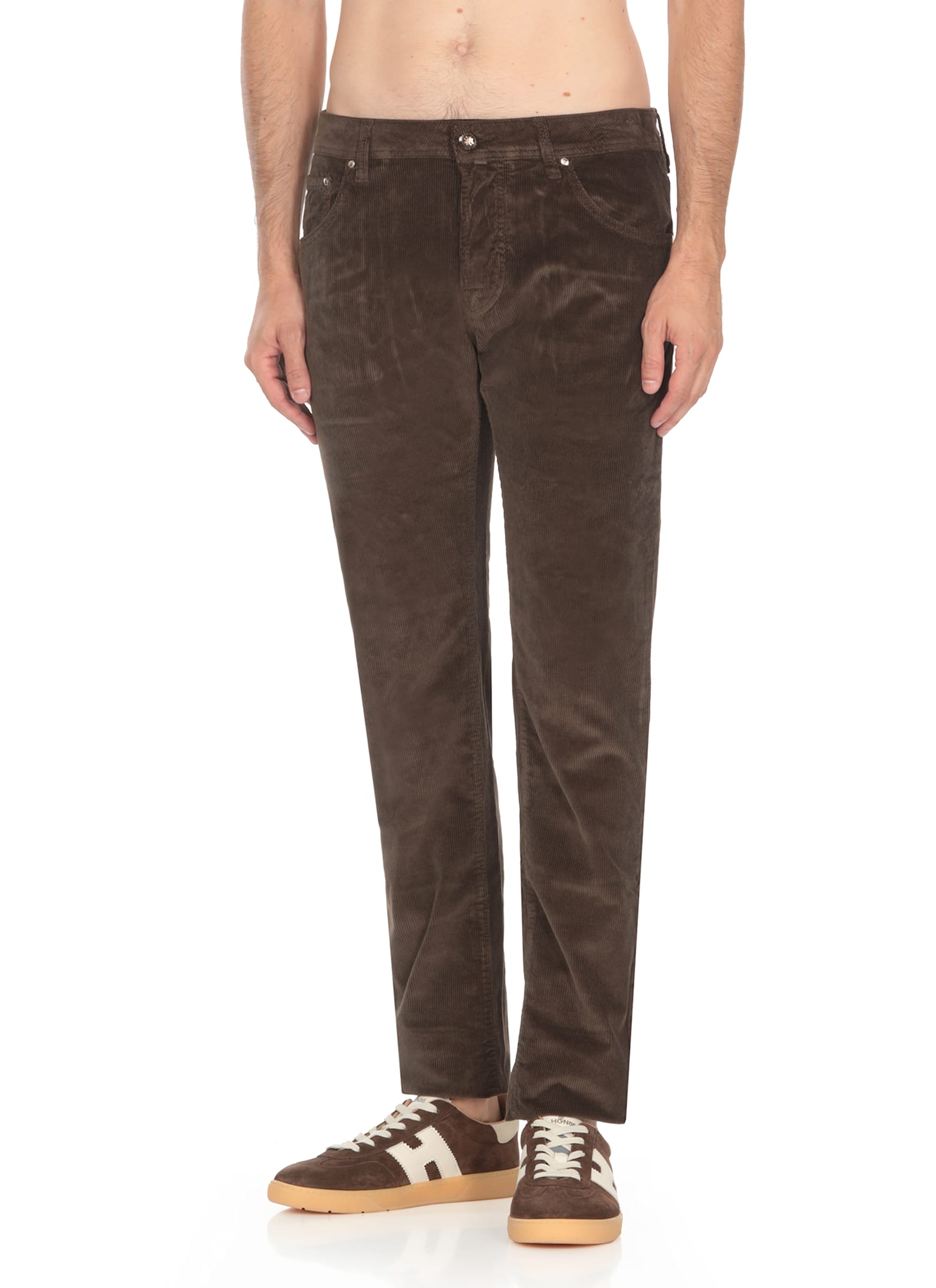 Shop Jacob Cohen Nick Jeans In Brown