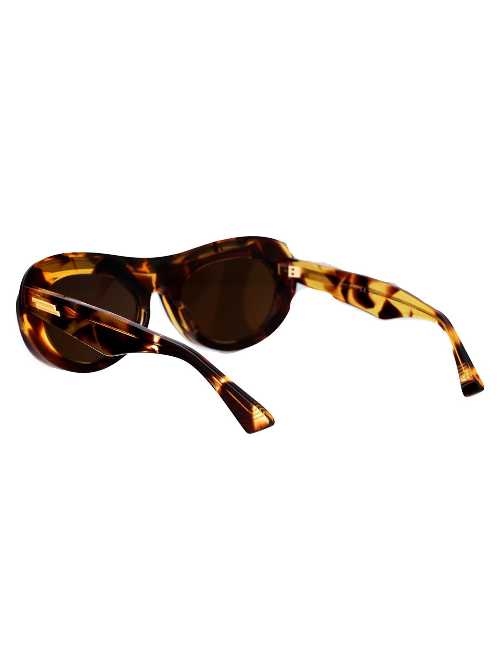 Shop Bottega Veneta Bv1284s Sunglasses In 002 Havana Havana Brown