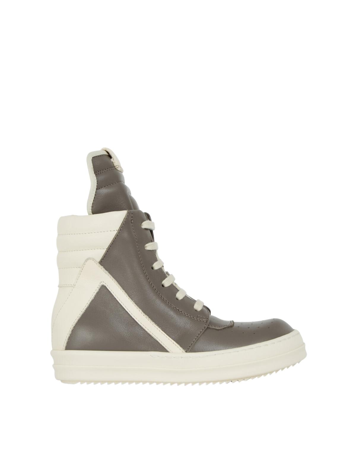 Rick Owens Geobaskets Leather Sneakers