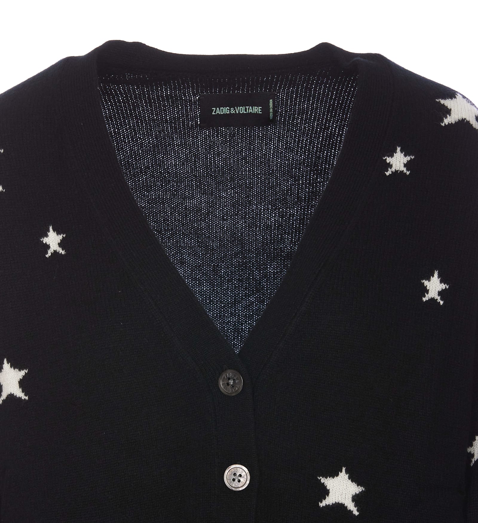 Zadig & Voltaire Mirka Cardigan In Black
