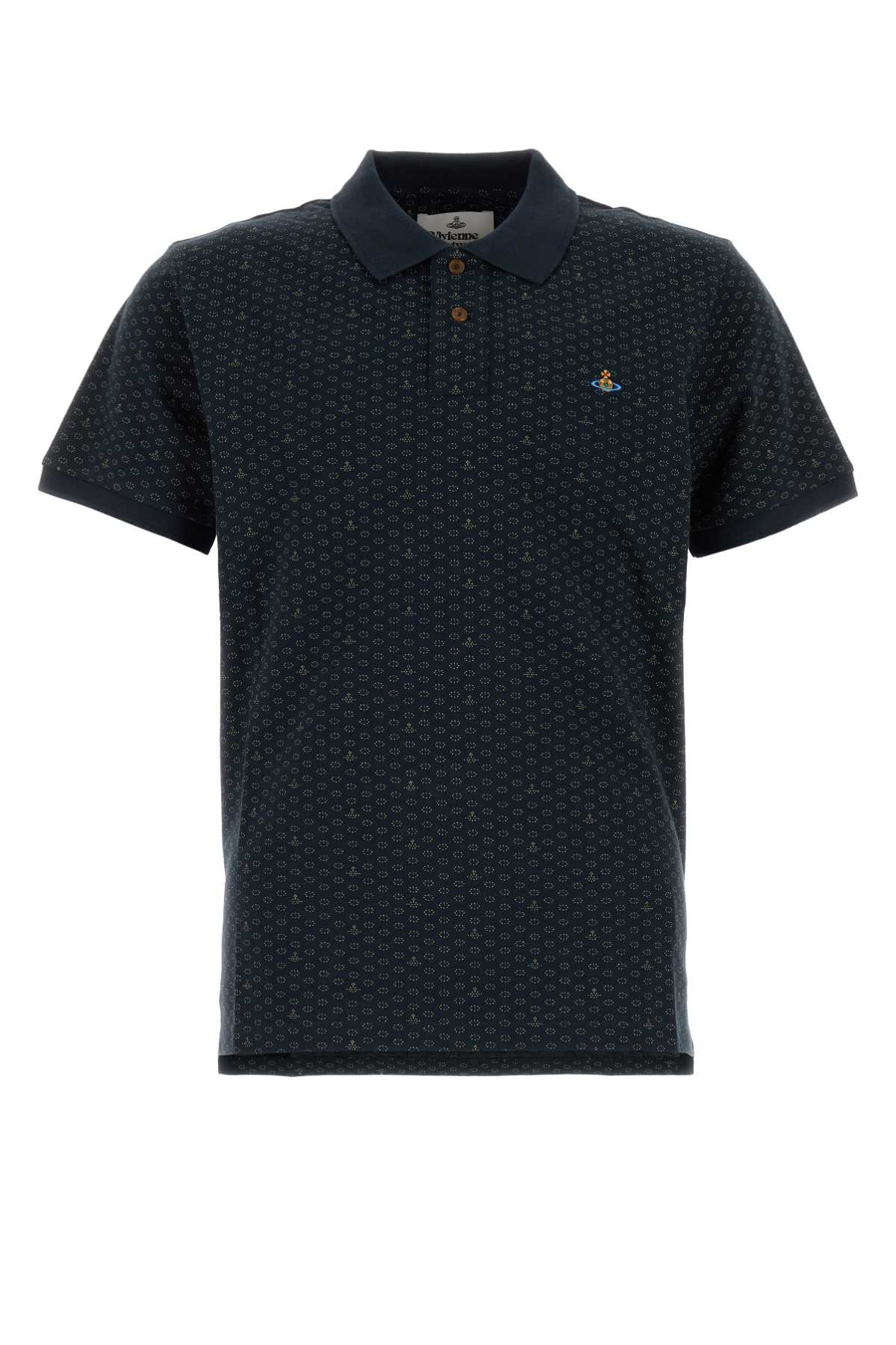 Printed Piquet Polo Shirt