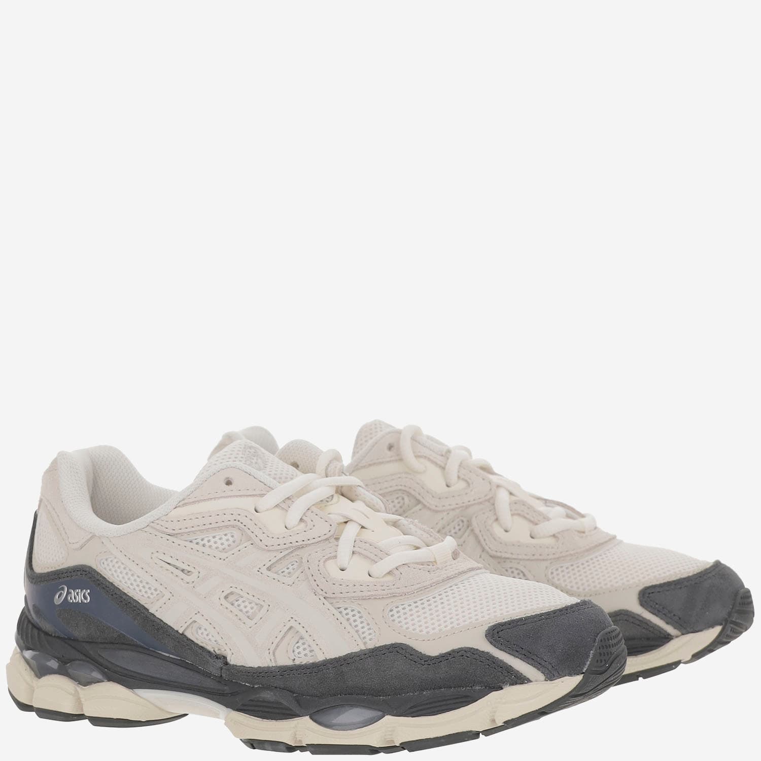 Asics Multicolour Leather Sneakers In Neutral