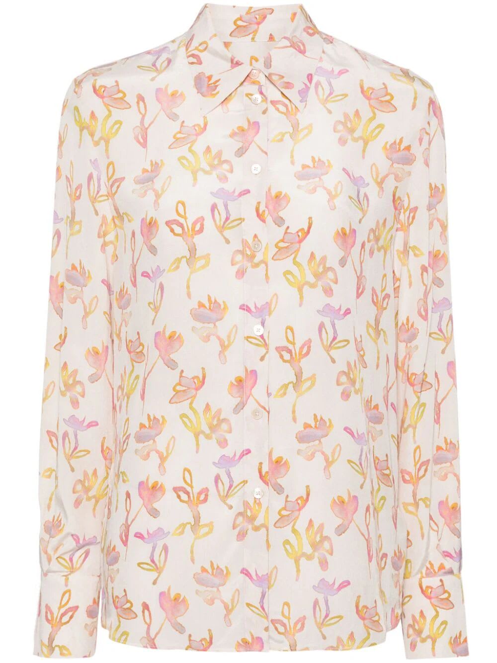 Shop Ps By Paul Smith Printed Shirt In White