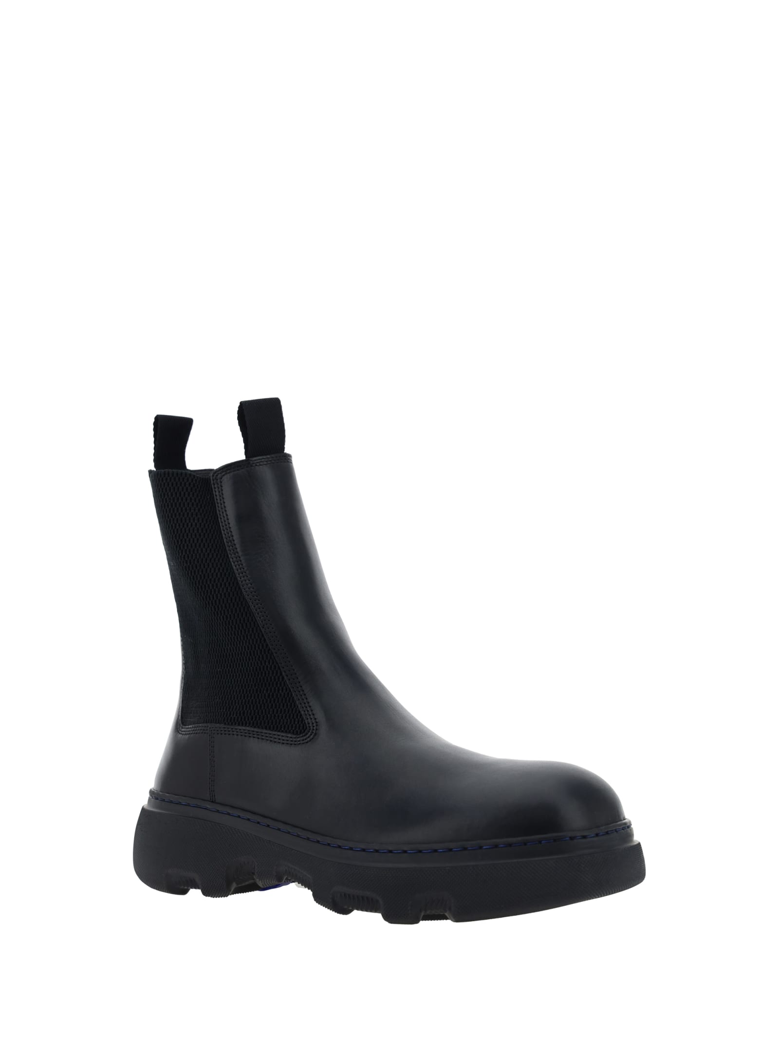 Shop Burberry Ankle Boots In Black