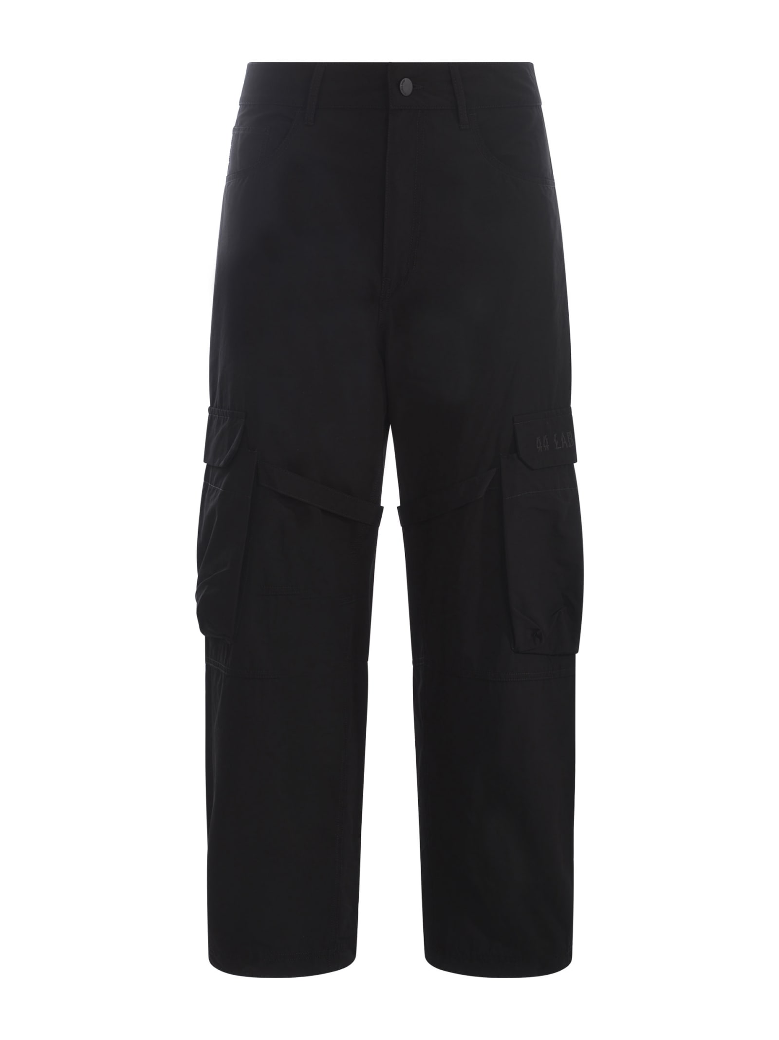 Shop 44 Label Group Trousers 44label Group In Cotton Blend In Black