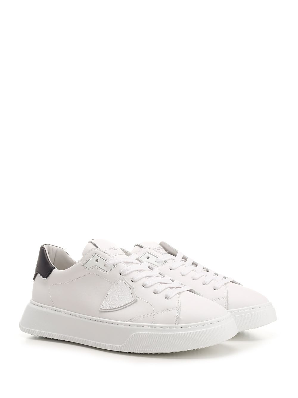 Shop Philippe Model Temple Sneaker In White