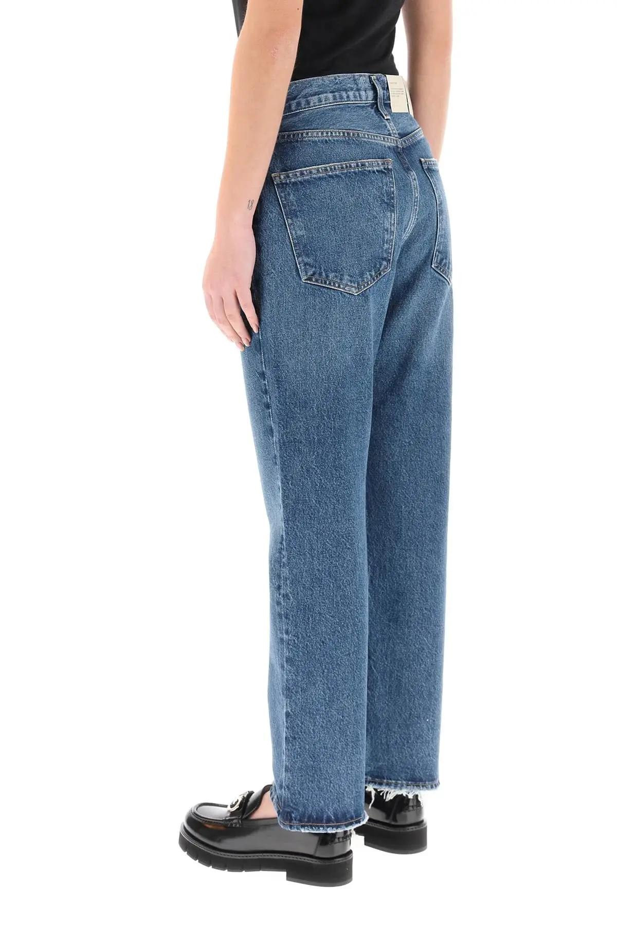 Shop Agolde Lana Crop Regular Jeans In Pttrn Pattern