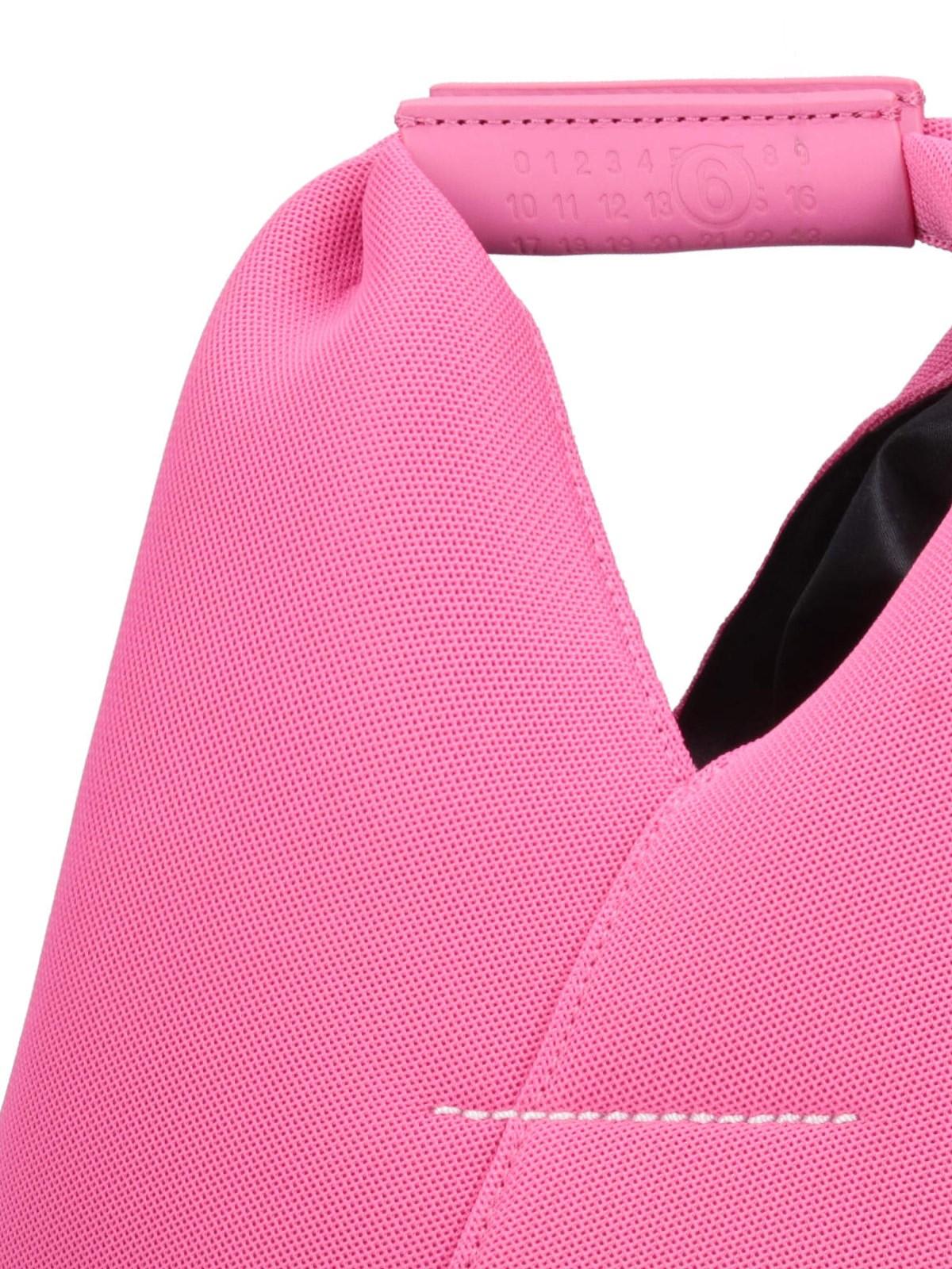 Shop Mm6 Maison Margiela Japanese Bucket Bag In Fuchsia