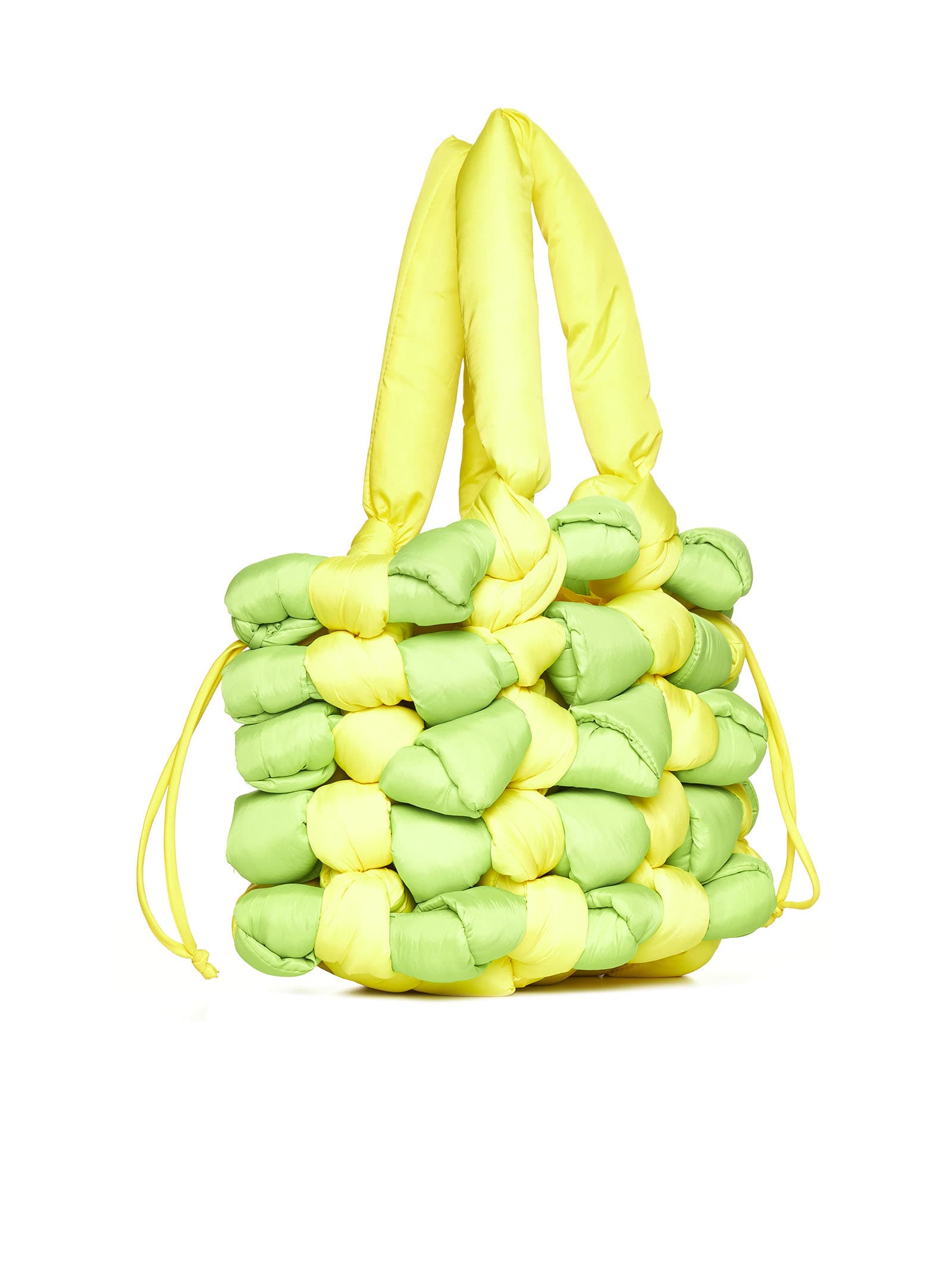 Jw Anderson Tote In Yellow/lime
