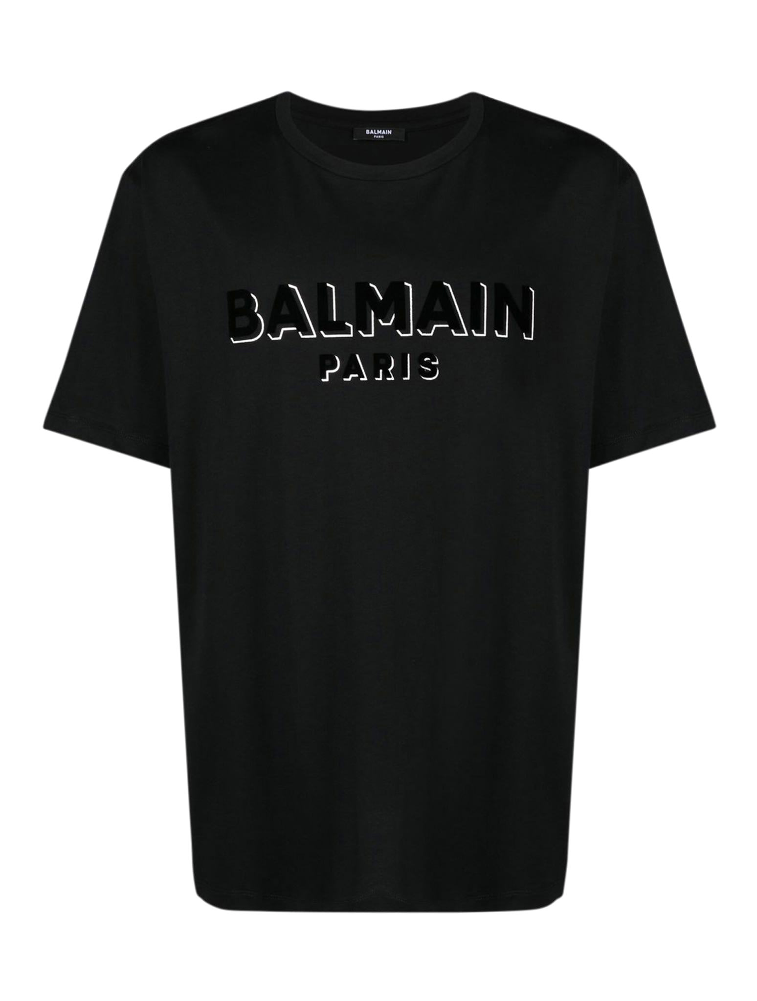 Balmain Flock & Foil T-shirt - Bulky Fit