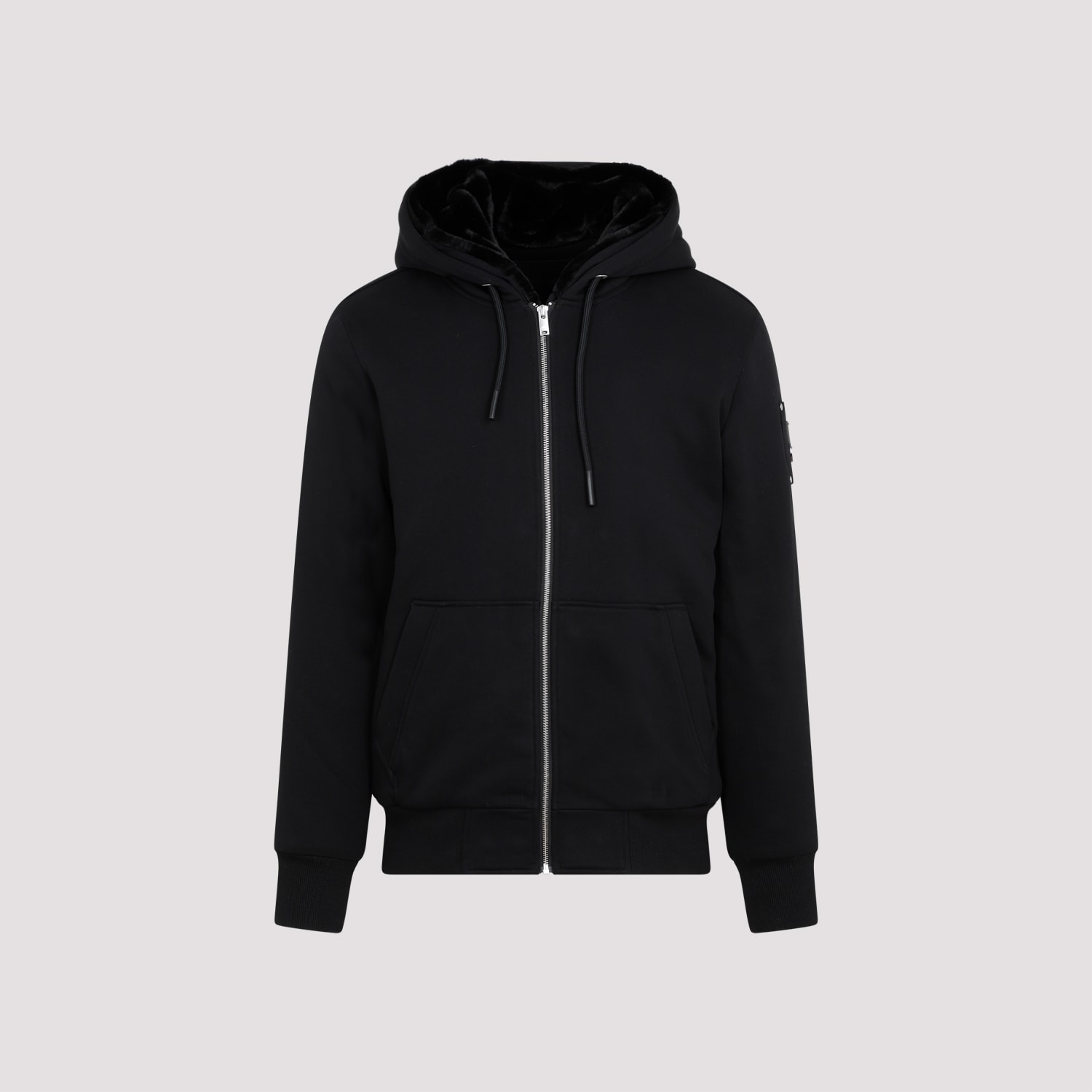 Moose Knuckles Classic Bunny 3 Jacket In Black Cotton Blend In Black