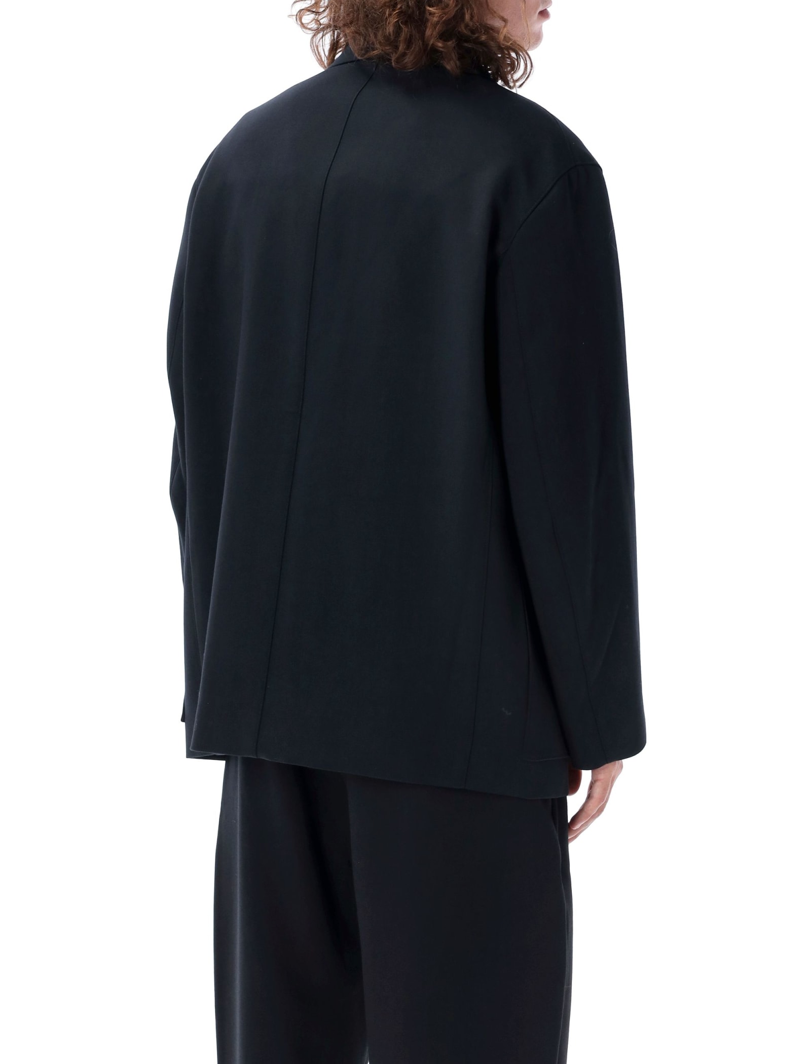 Shop Studio Nicholson Conde Blazer In Darkest Navy