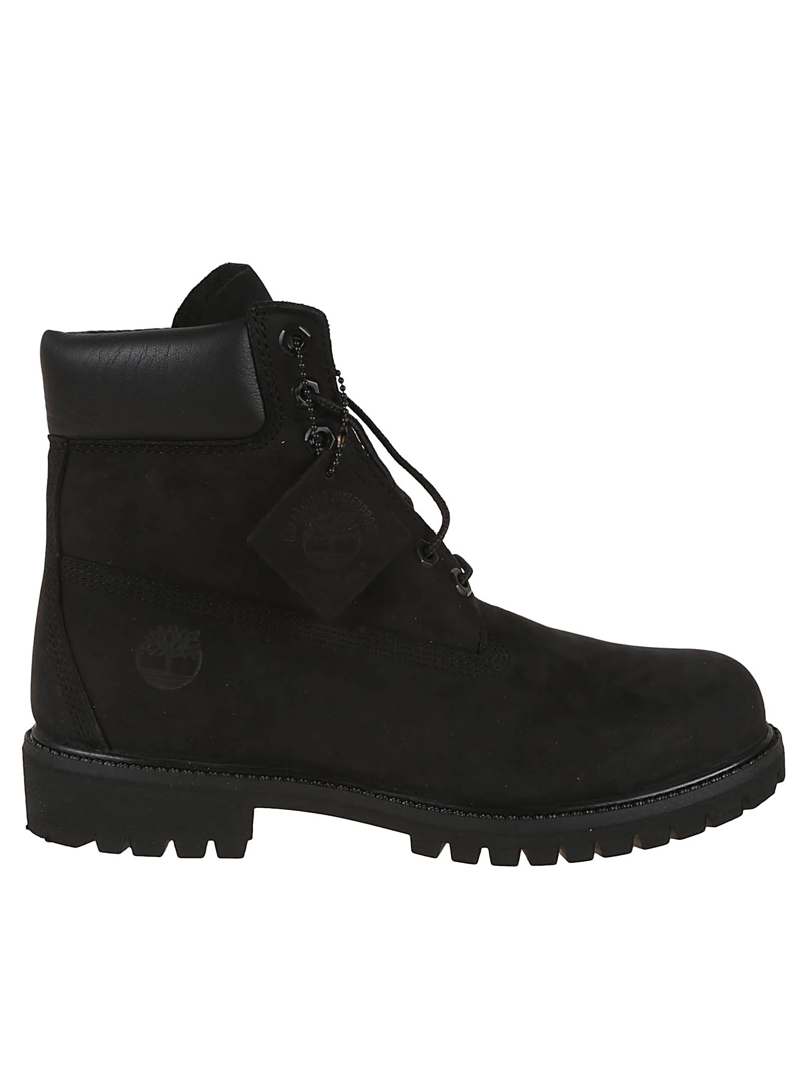 Premium 6 Inch Lace Up Waterproof Boot Black