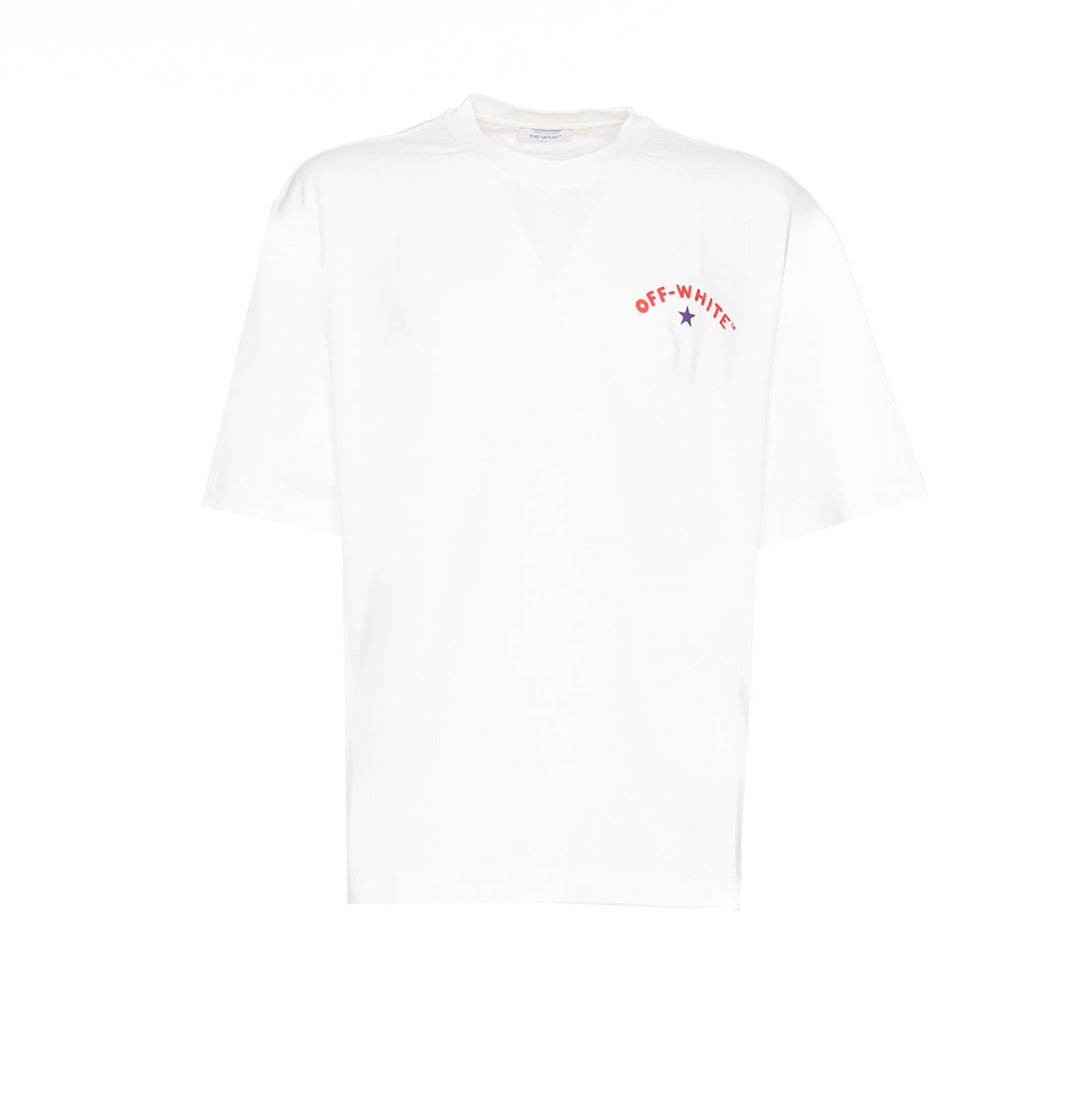 arrow Skate White Cotton T-shirt