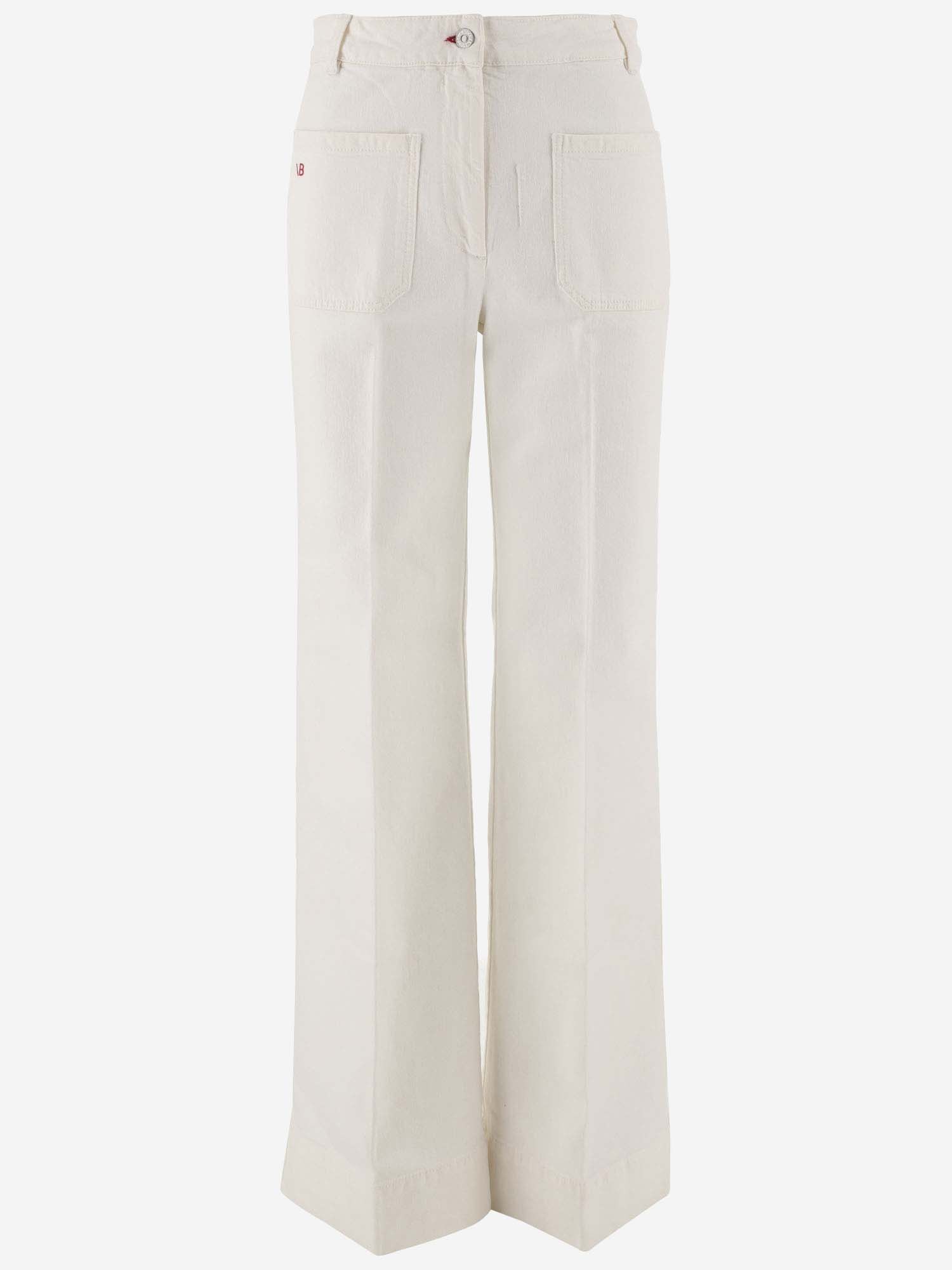 Victoria Beckham Jeans Model Alina High Waist In Washed White