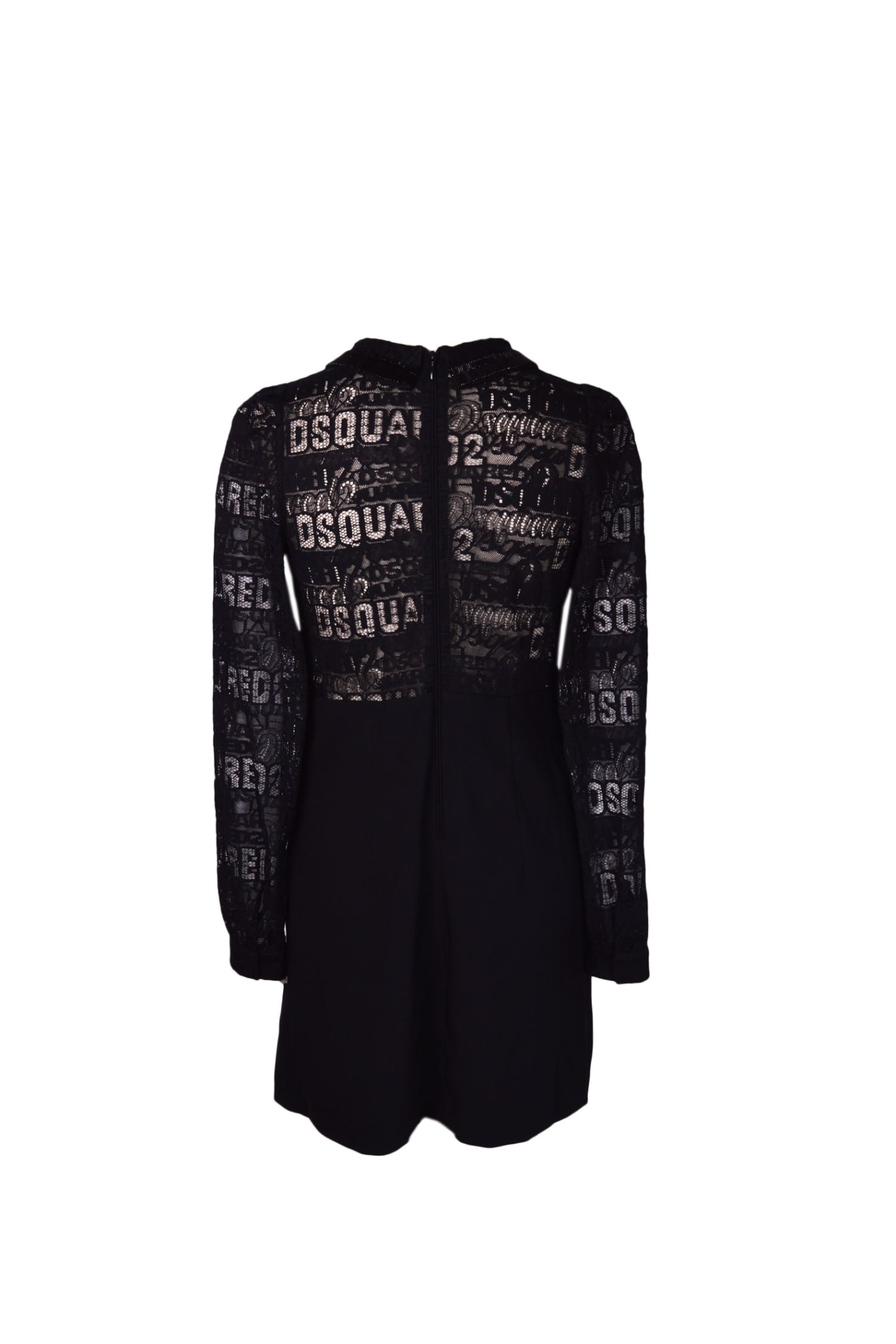 Shop Dsquared2 D2 Lacey Mini Dress In C