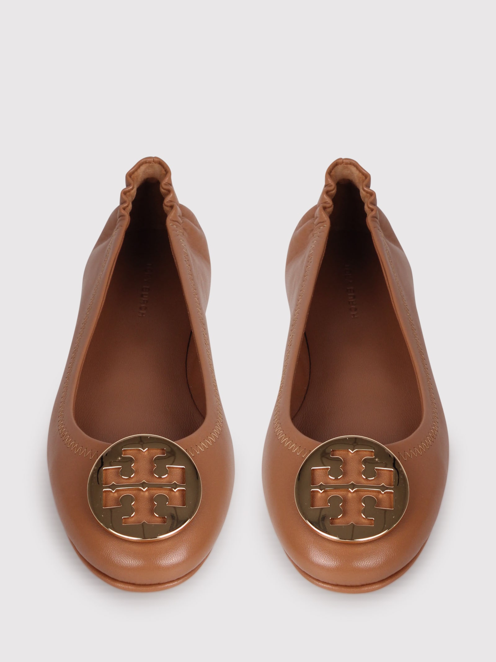 Shop Tory Burch Minnie Ballerinas With Application