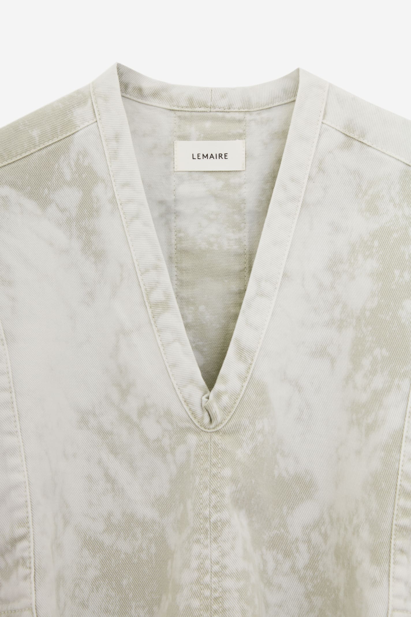 Shop Lemaire Chasuble Topwear In Ice