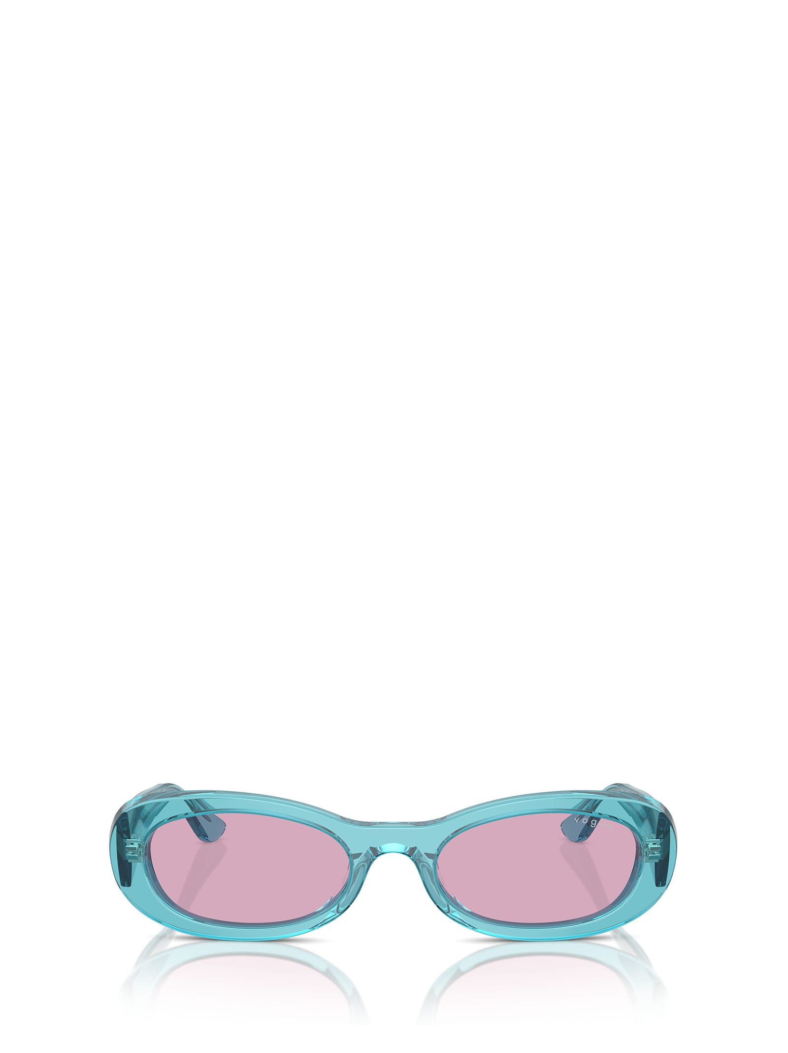 Vo5582s Transparent Torquoise Sunglasses