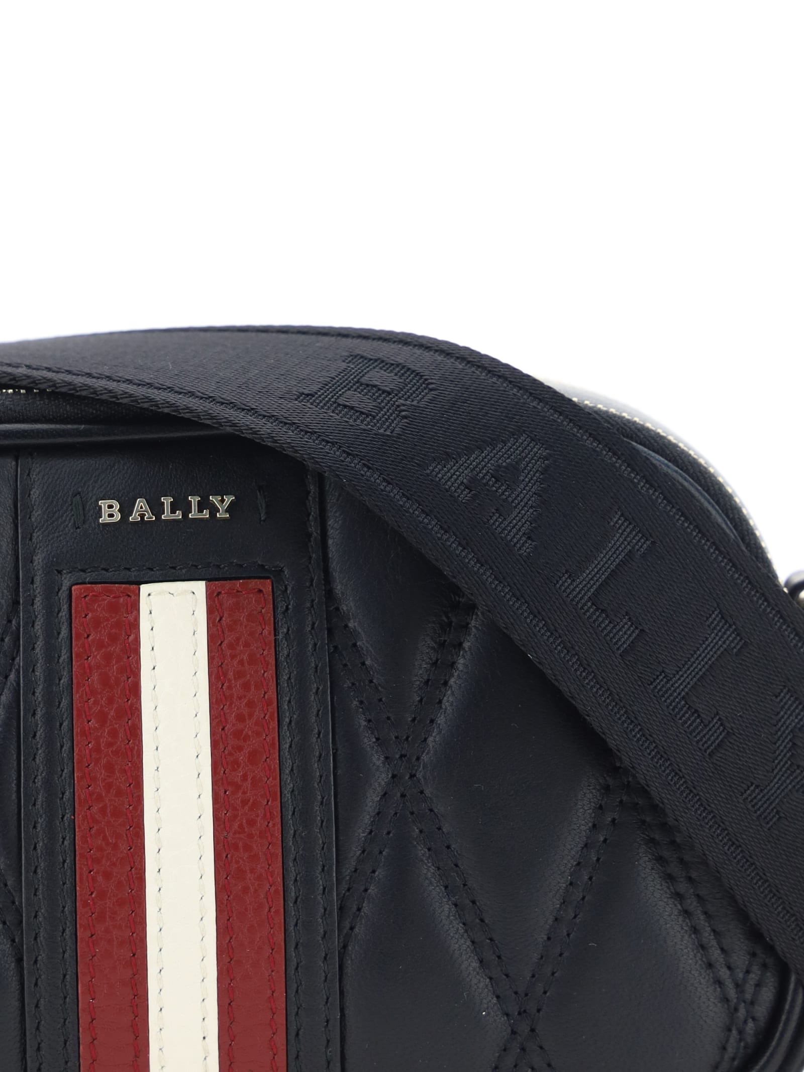 Bally Diamond Mini Shoulder Bag In Black