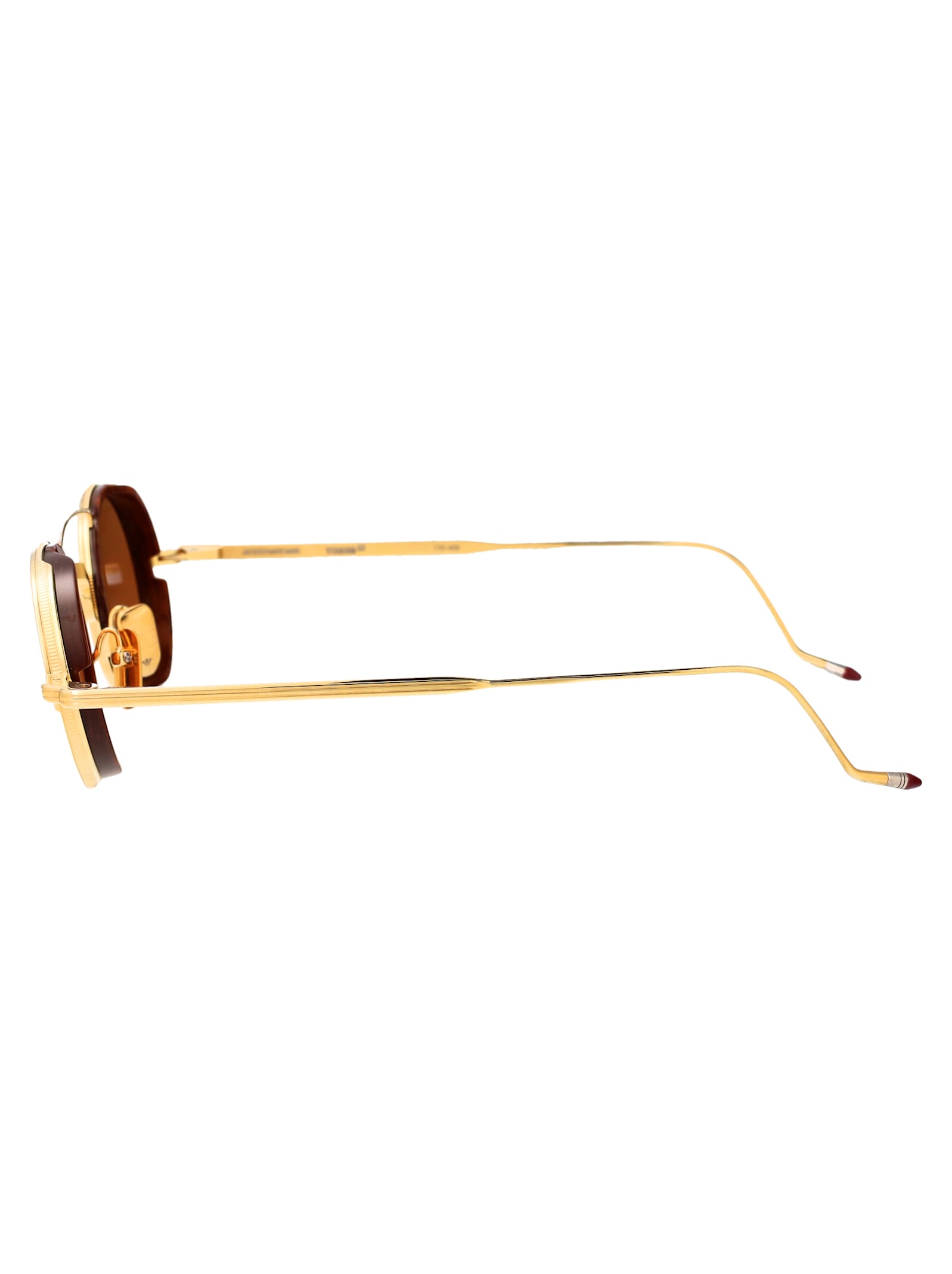 Shop Jacques Marie Mage Ringo 2 Sunglasses In Gold