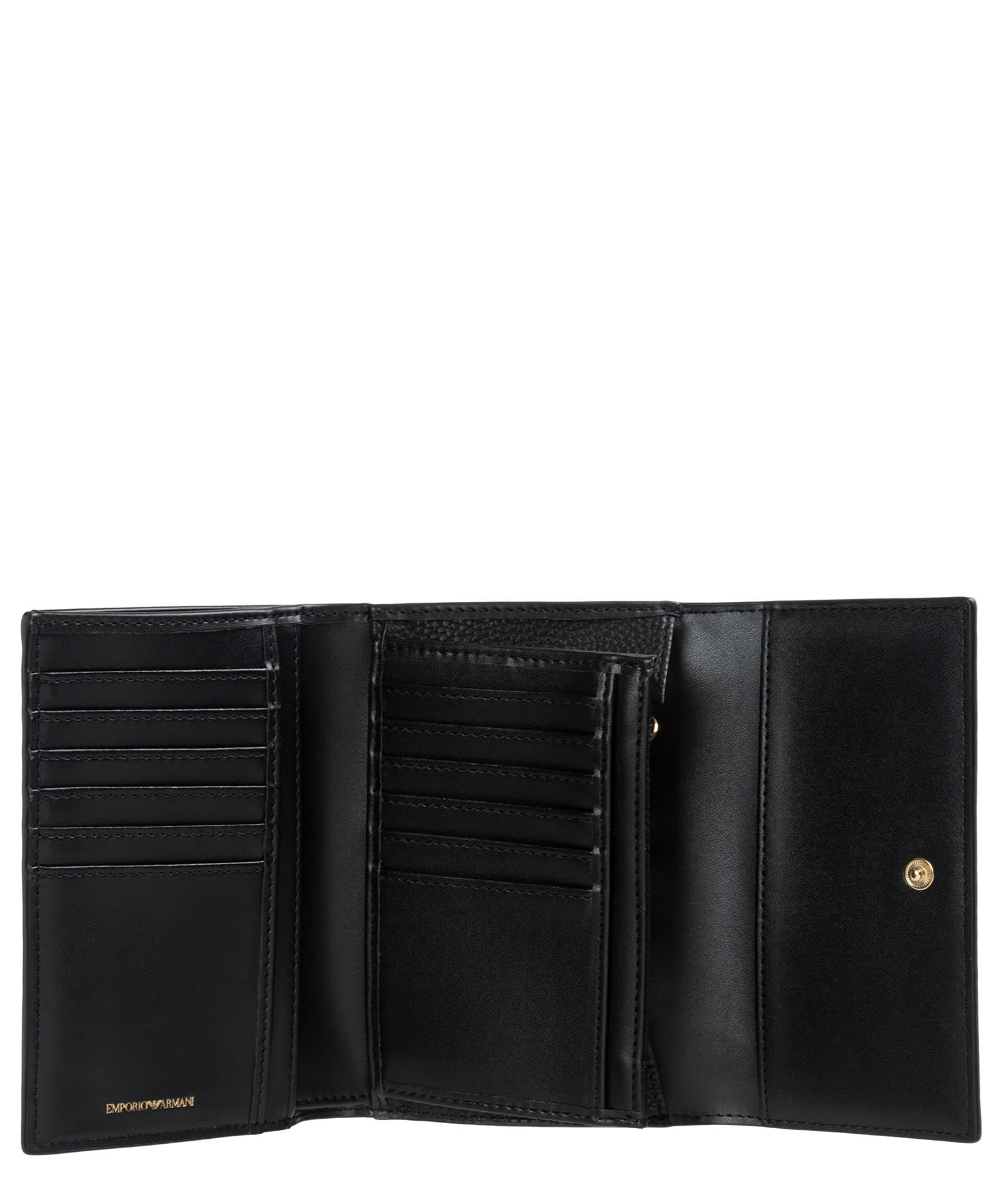 Shop Giorgio Armani Myea Wallet  In Black