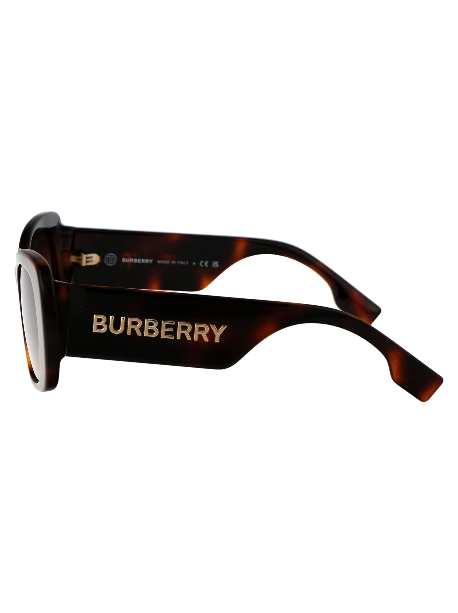 Shop Burberry Eyewear 0be4410 Sunglasses In 331613 Light Havana