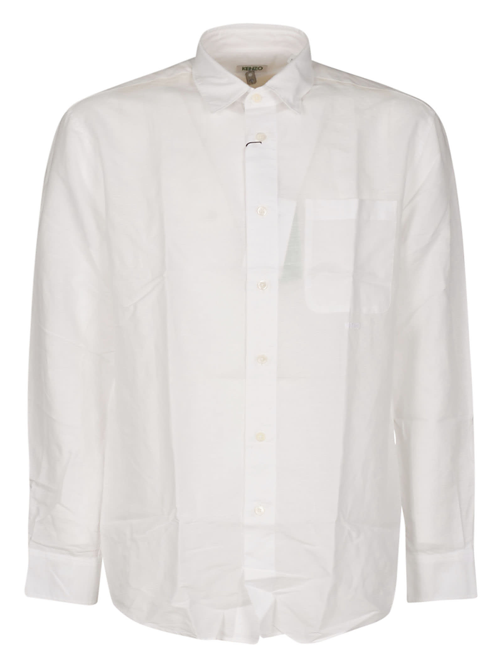 Kenzo Casual Overshirt In White