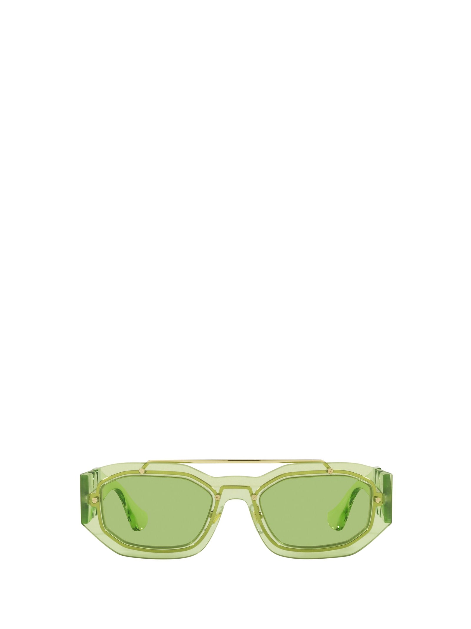 Versace Eyewear Ve2235 Transparent Light Green Sunglasses