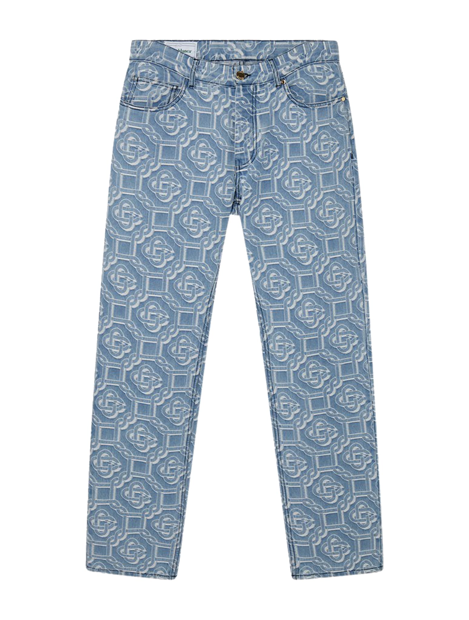 Casablanca Jacquard Denim Jeans