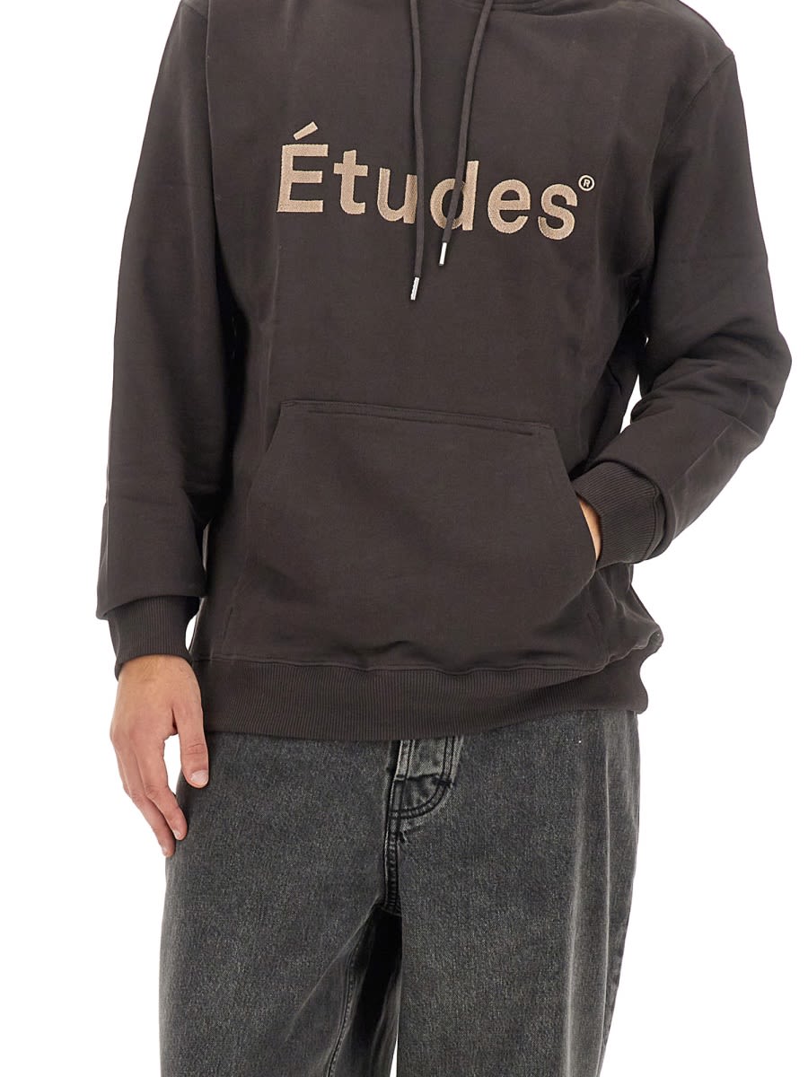 Shop Etudes Studio Sweatshirt With Logo In Brown