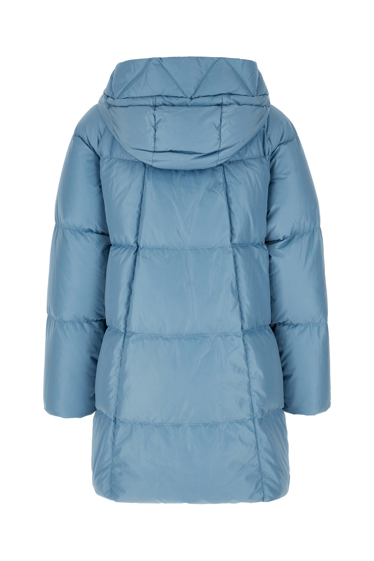 Shop Weekend Max Mara Light Blue Nylon Down Jacket In Cielo