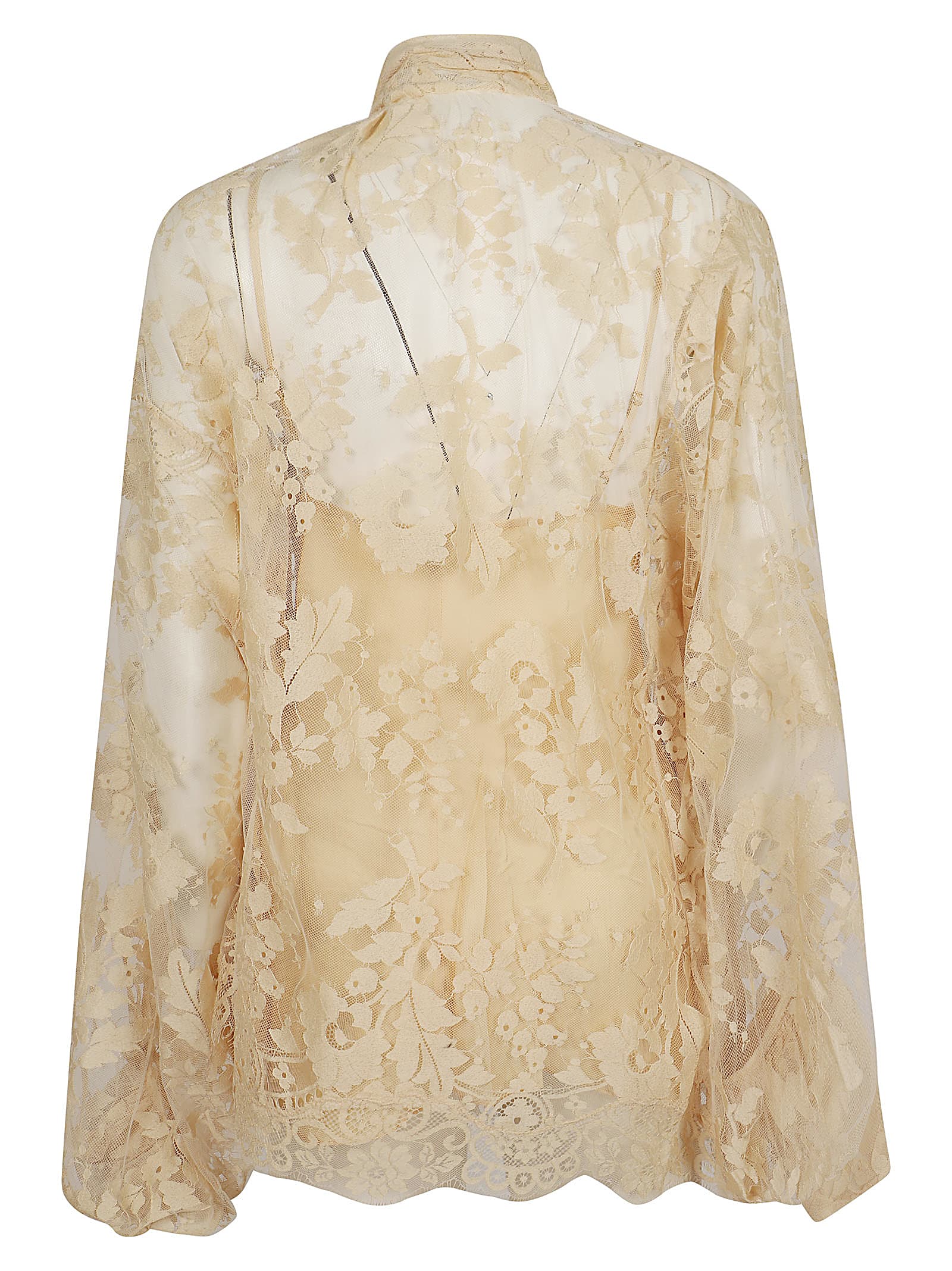 ZIMMERMANN ILLUSTRATION LACE BLOUSE 