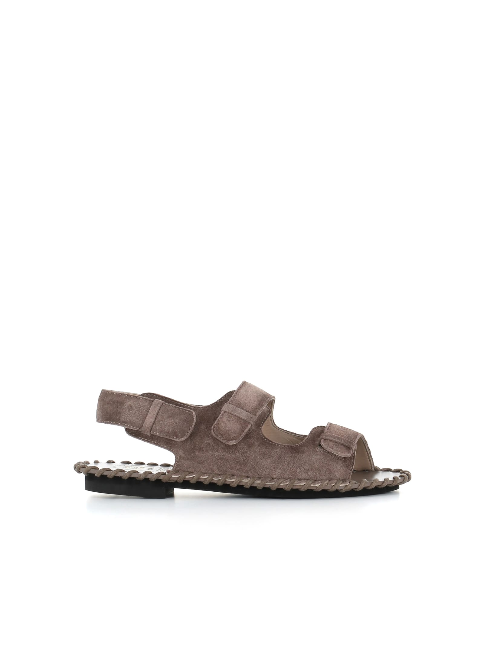Shop Alexander Hotto Sandal 65631 In Grey