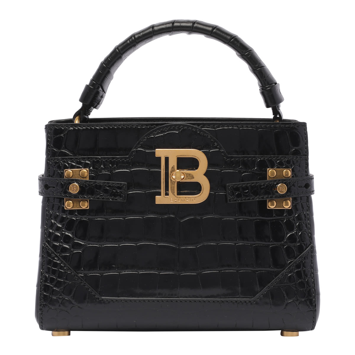 B-Buzz 22 Top Handle leather bag black - Women