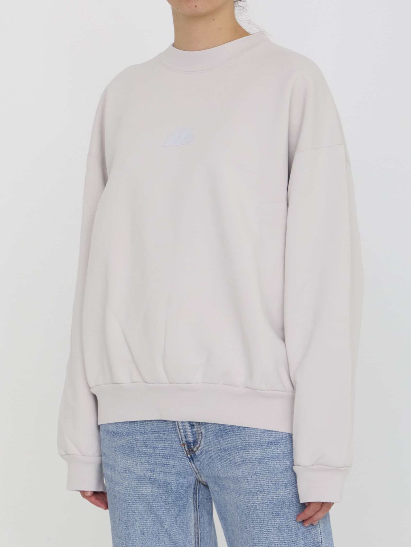 Shop Balenciaga Activewear Sweatshirt In White