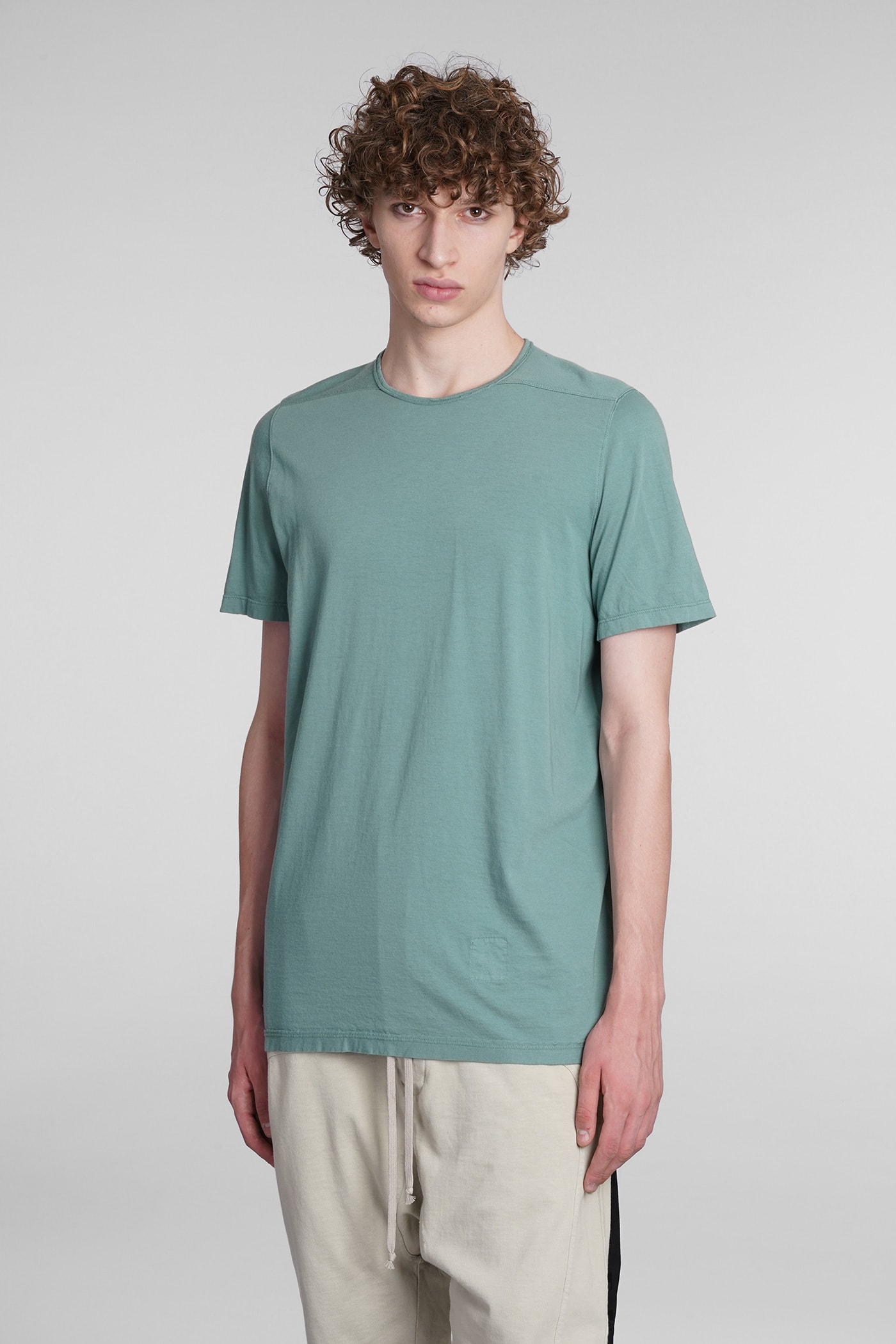 Drkshdw Level T T-shirt In Green Cotton In Verde