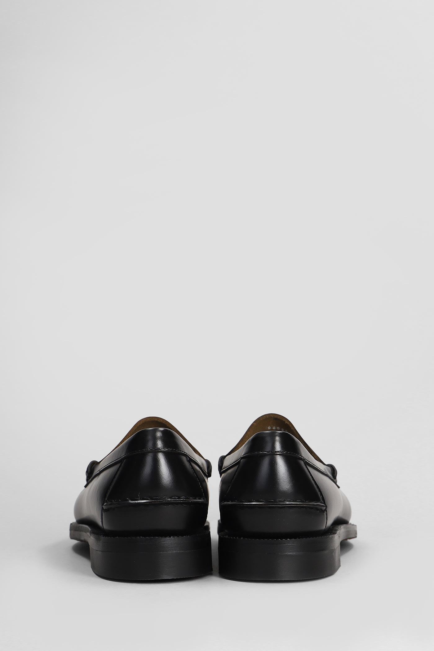 SEBAGO CLASSIC DAN SUN LOAFERS IN BLACK LEATHER 