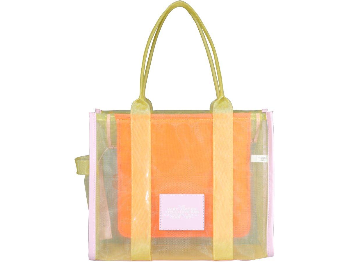 Marc Jacobs The Mesh Tote Bag Large Yellow/Multi