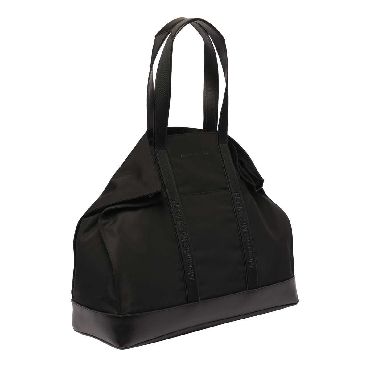 Shop Alexander Mcqueen Shopping Bag In Black